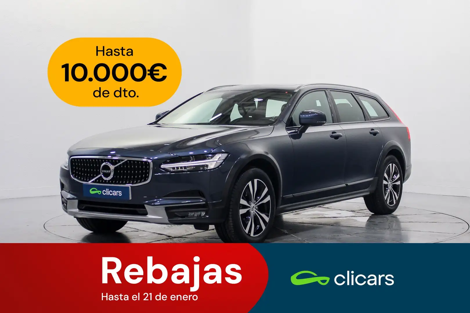 Volvo V90 Cross Country D4 AWD Aut. Bleu - 1