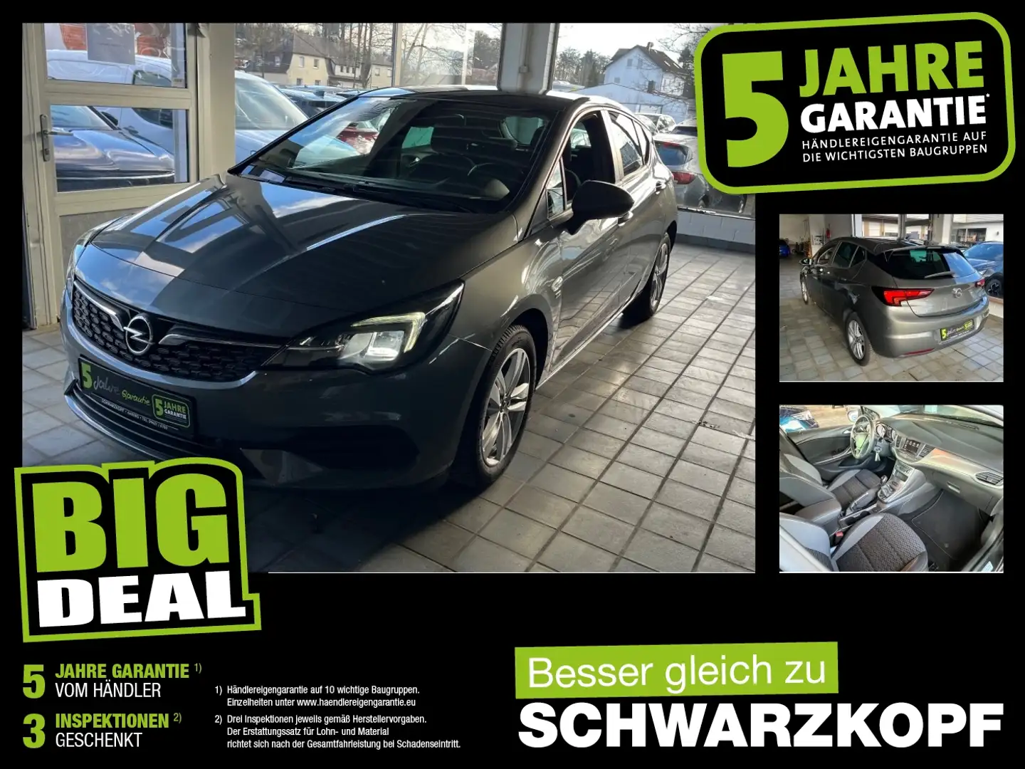 Opel Astra K 1.2T Fin. ab 2,99% Sitzheizung,LenkradH. Grau - 1