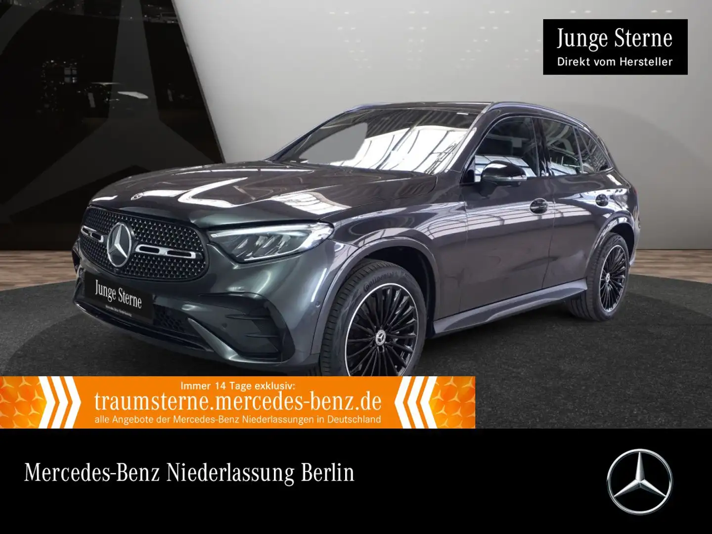 Mercedes-Benz GLC 400 e 4M AMG+NIGHT+PANO+360+AHK+LED+BURMESTER Grau - 1