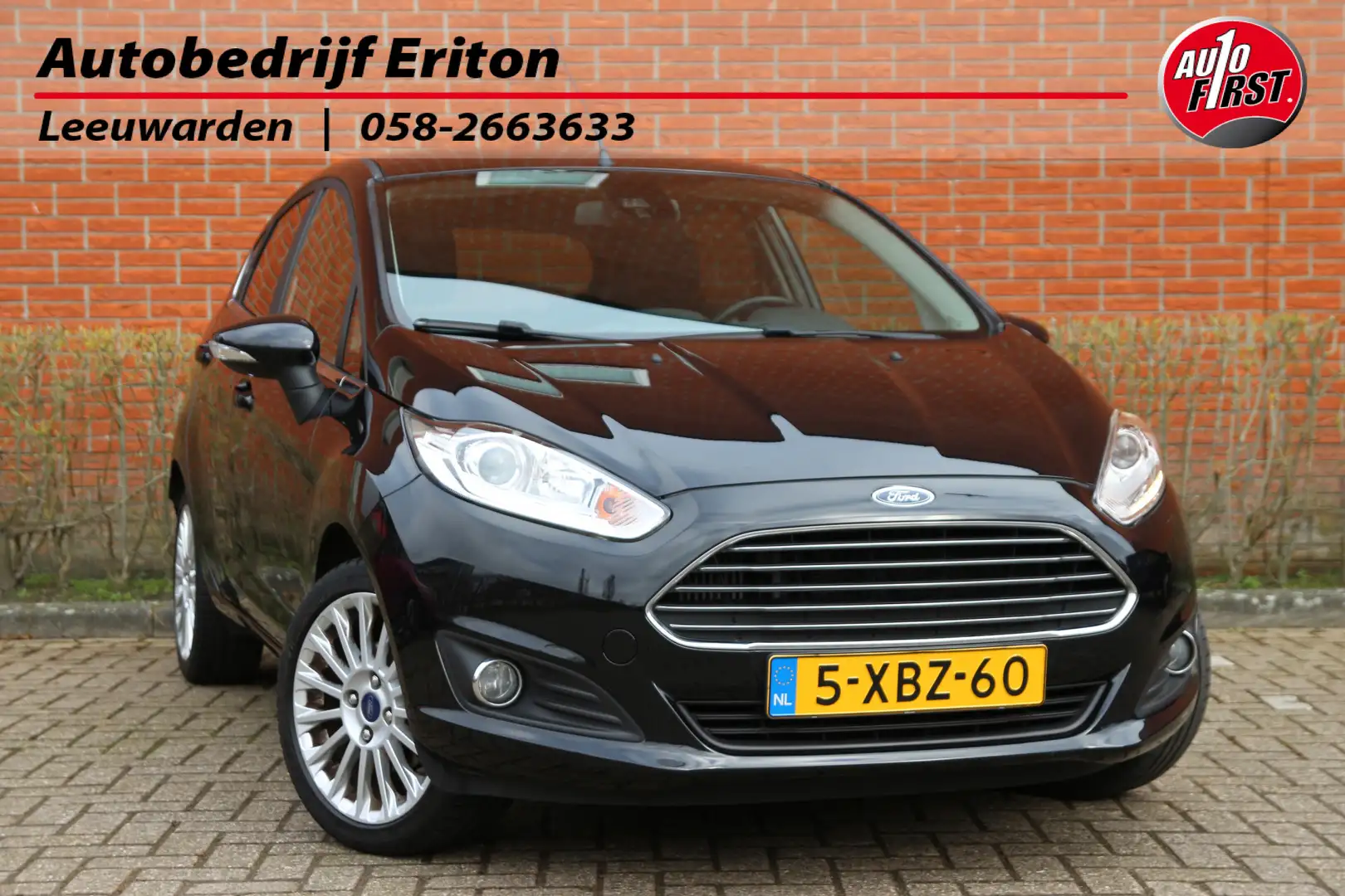 Ford Fiesta 1.0 EcoBoost 100pk Titanium | NL-auto | 5 deuren | Noir - 1