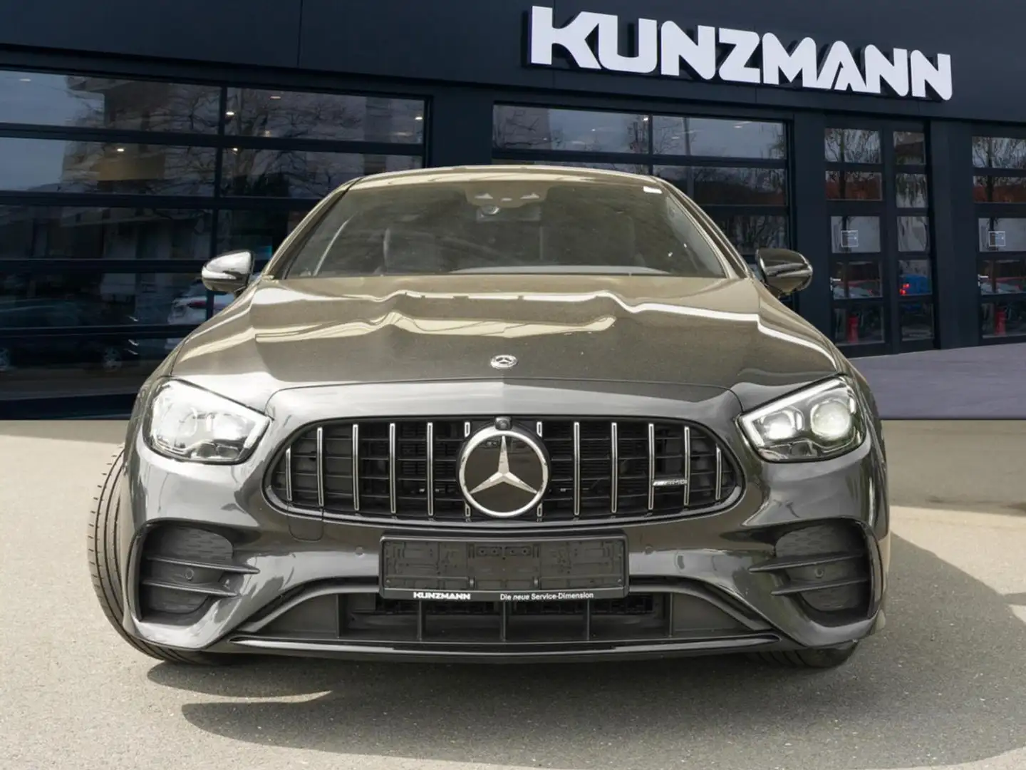 Mercedes-Benz E 450 4M Coupé AMG Night Distronic+ Memory 360° Gris - 2