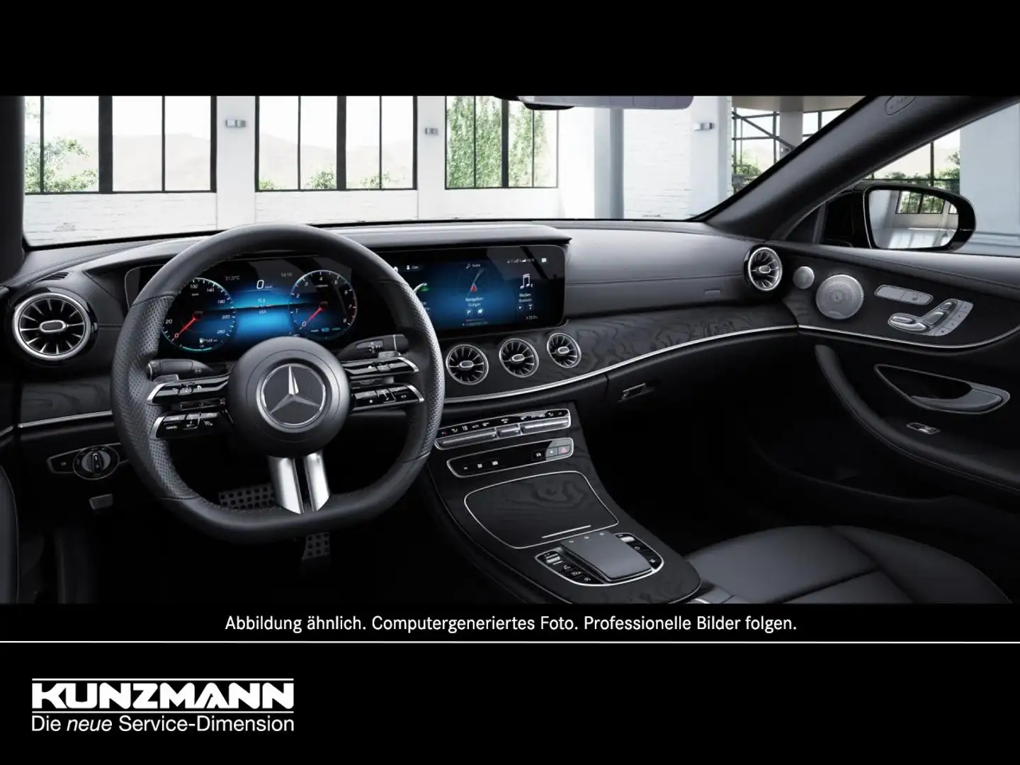 Mercedes-Benz E 450 4M Coupé AMG Night Distronic+ Memory 360° Gris - 2