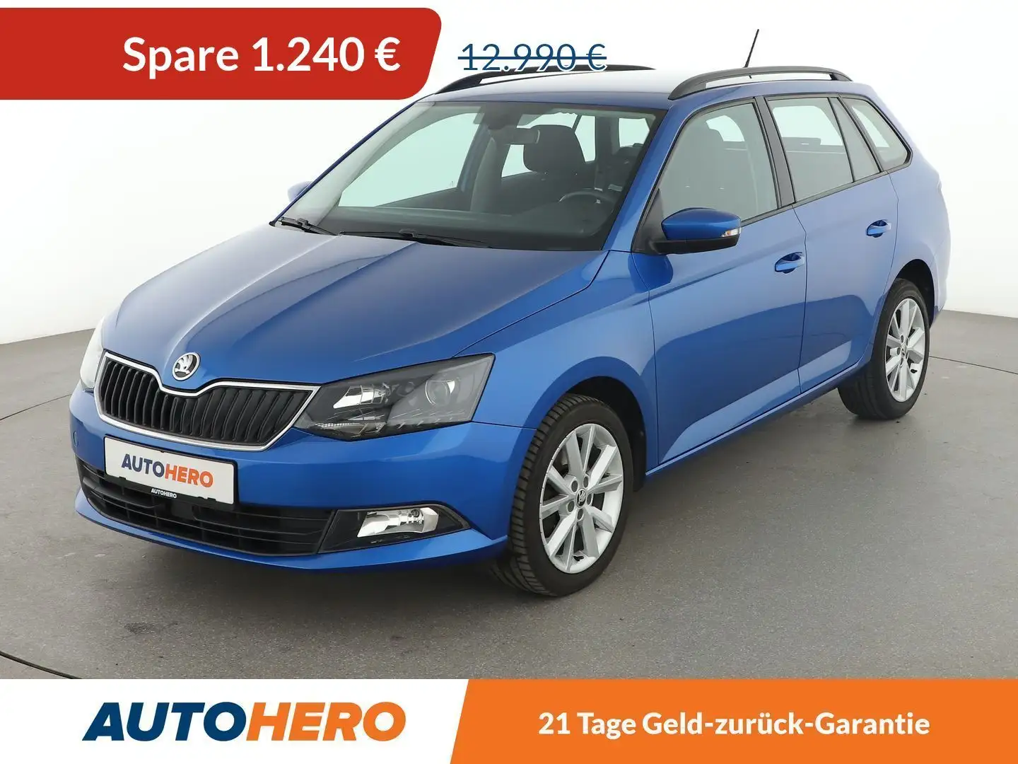 Skoda Fabia 1.0 TSI Style*TEMPO*PDC*SHZ*ALU*KLIMA* Blauw - 1