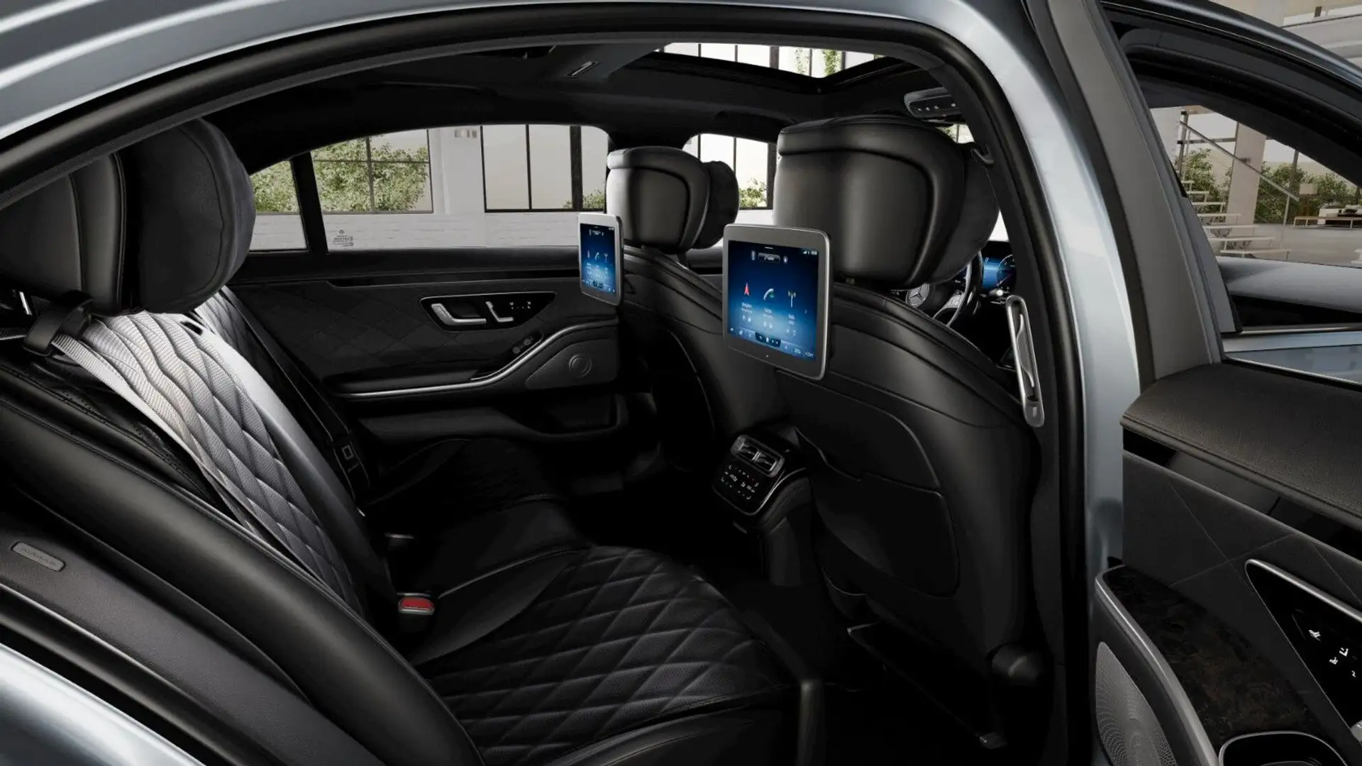 Mercedes-Benz S 400 d 4M LANG AMG 3xTV*PANO*Chauffeur*4xMassage Argent - 1