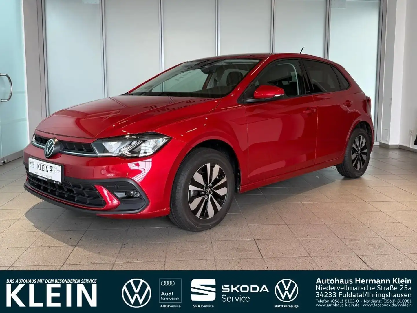 Volkswagen Polo 1.0 Move LED, PDC, Digital Cockpit Pro Rot - 1