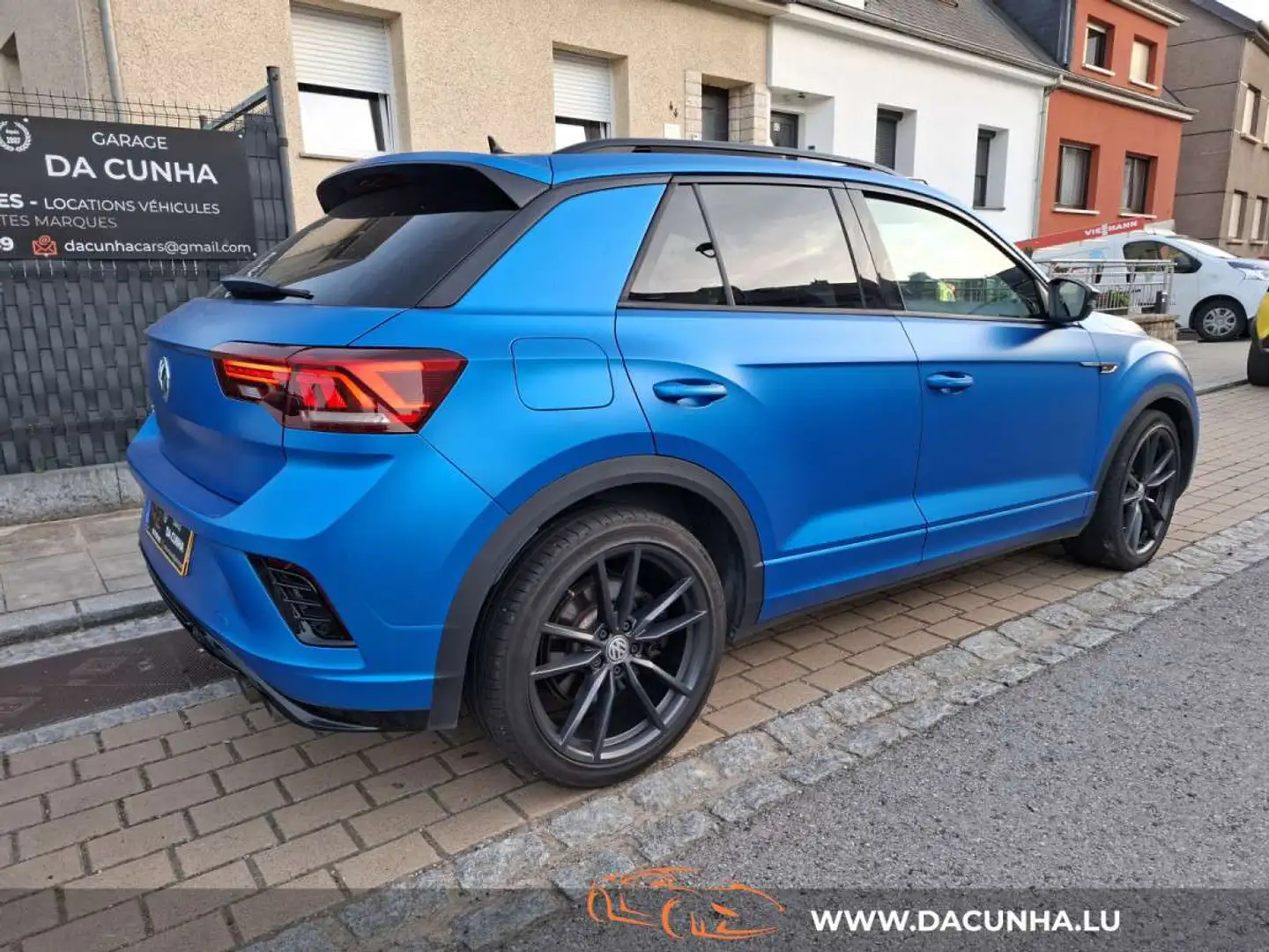 Volkswagen T-Roc 2.0 TSI R 4Motion DSG, AKRAPOVIC, PANORAMIQUE, COC Bleu - 2