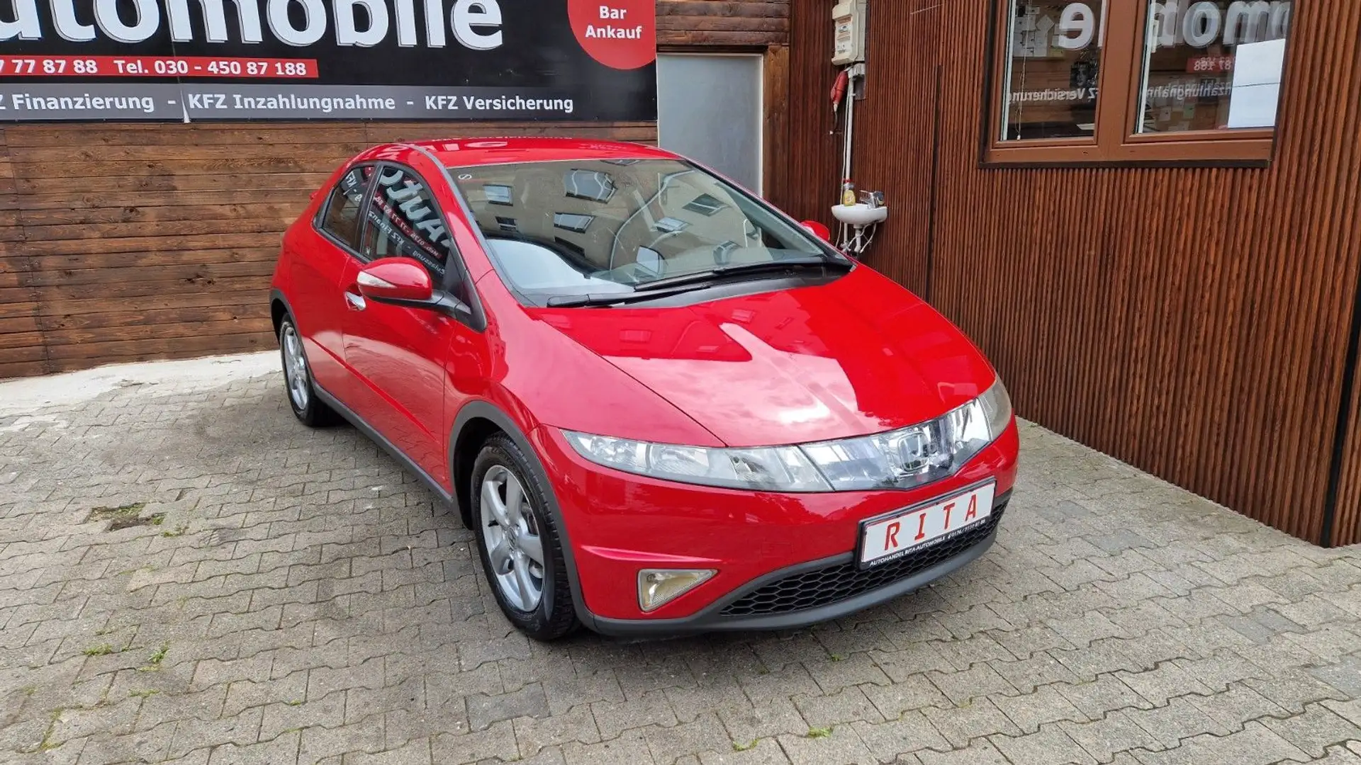 Honda Civic 1.4 Nichtraucher, 1 Hand, Tüv Neu Красный - 1