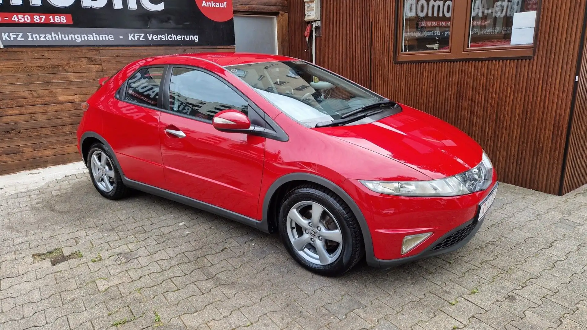 Honda Civic 1.4 Nichtraucher, 1 Hand, Tüv Neu Красный - 2