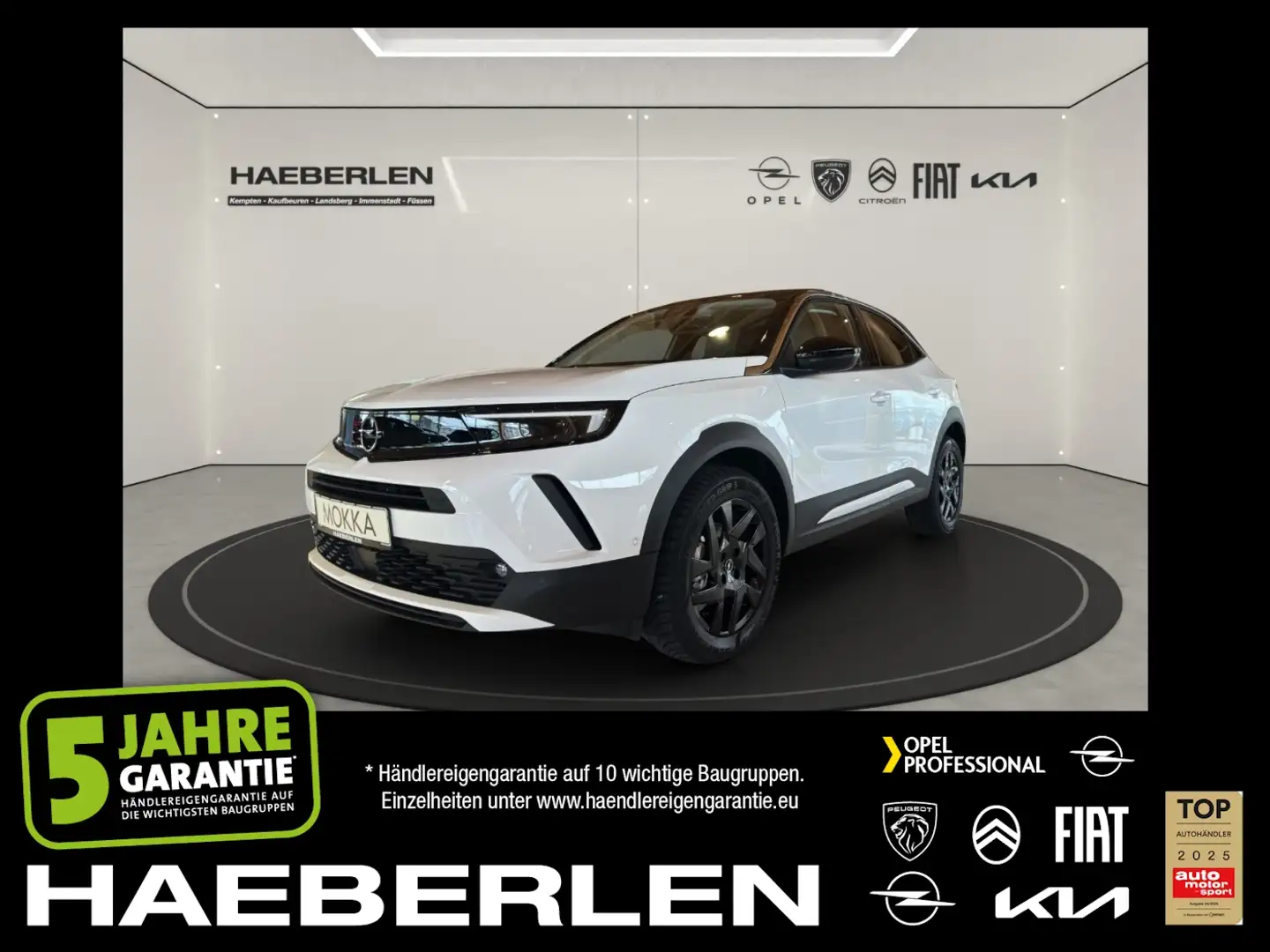 Opel Mokka 1.2 Turbo Elegance *Tempomat*AppleCarPlay* Blanc - 1
