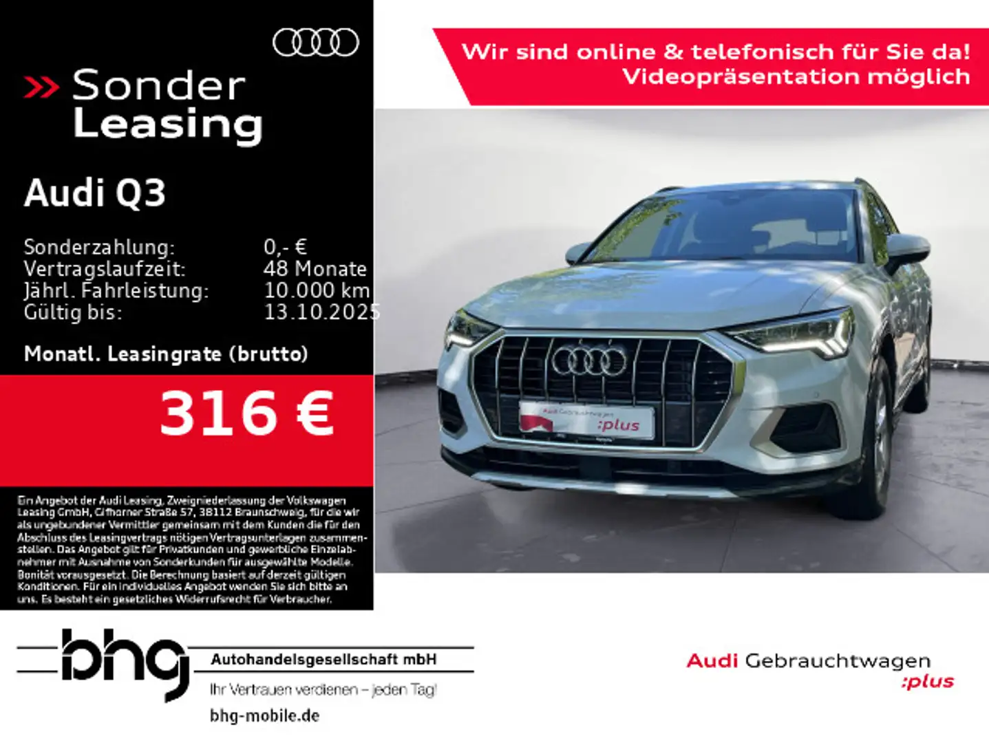 Audi Q3 35 TFSI advanced LED/Kamera/Navi/ACC/Assist/u Weiß - 1
