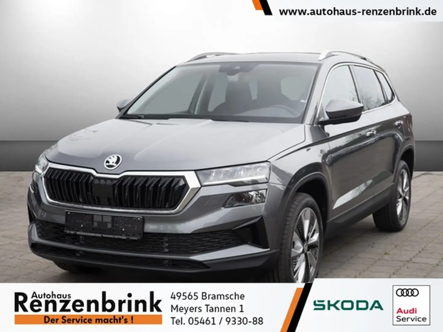 Skoda Karoq 1.5 TSI Selection DSG LED+ACC+DAB Grau - 1