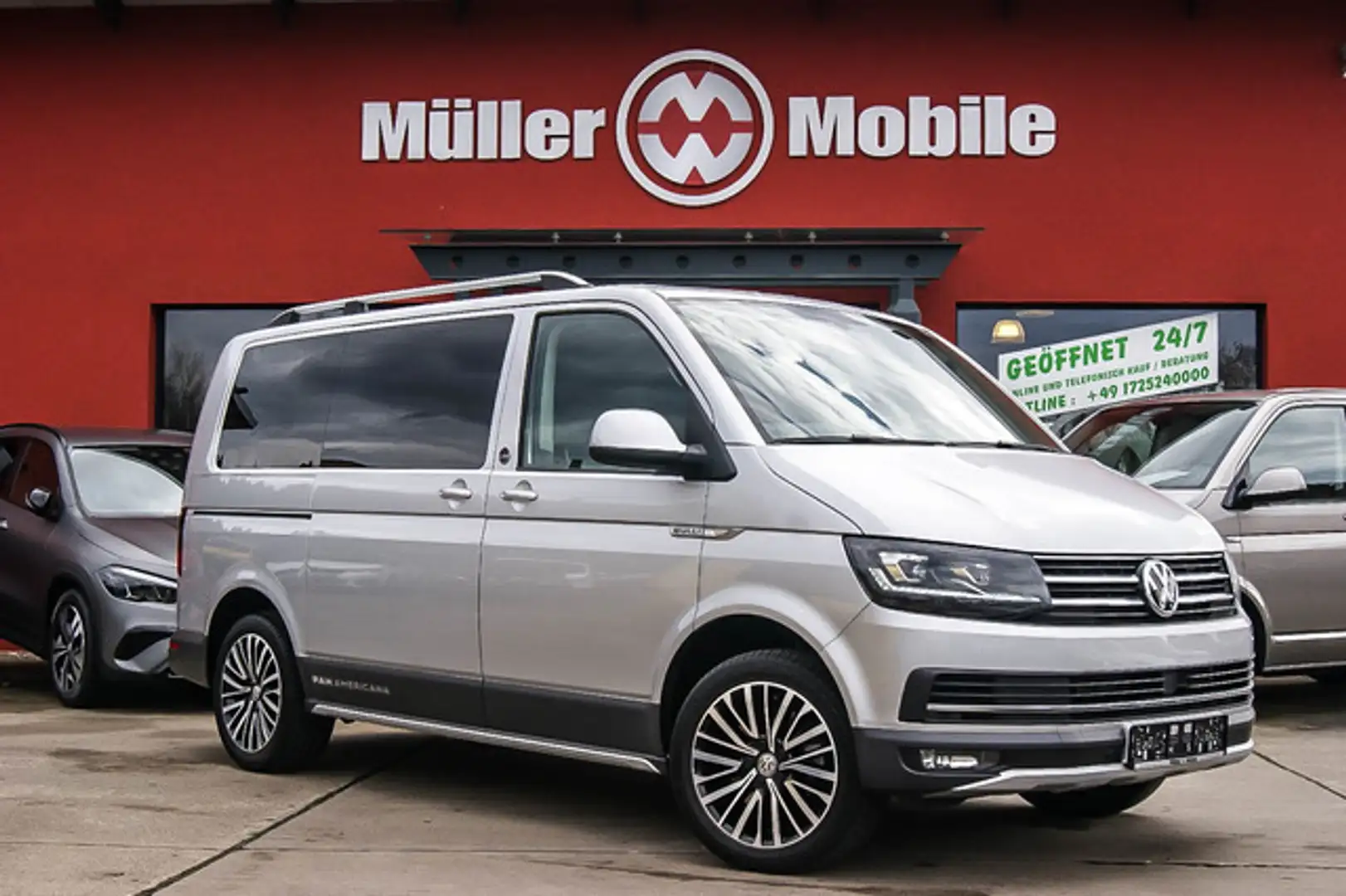 Volkswagen T6 Multivan PanAmericana 20TDI 7-SITZE LED STHZG Silver - 1