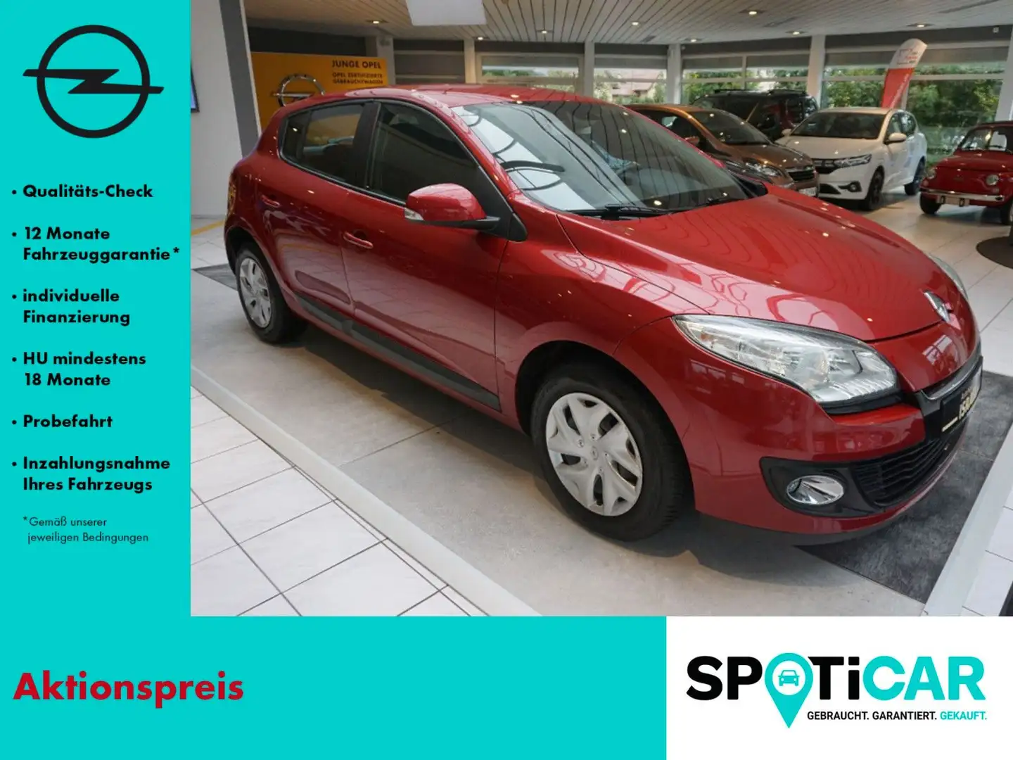 Renault Megane Expression KLIMAAUTOMATIK, ALLWETTER, BC Rot - 1