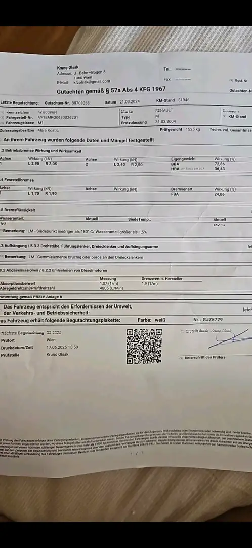 Renault Megane Mégane Dynamique Komfort 1,9 dCi Rot - 2