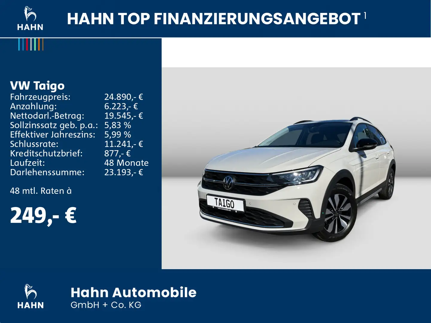 Volkswagen Taigo GOAL 1,0TSI 95 PS LED ACC Climatronic SHZ Grau - 2