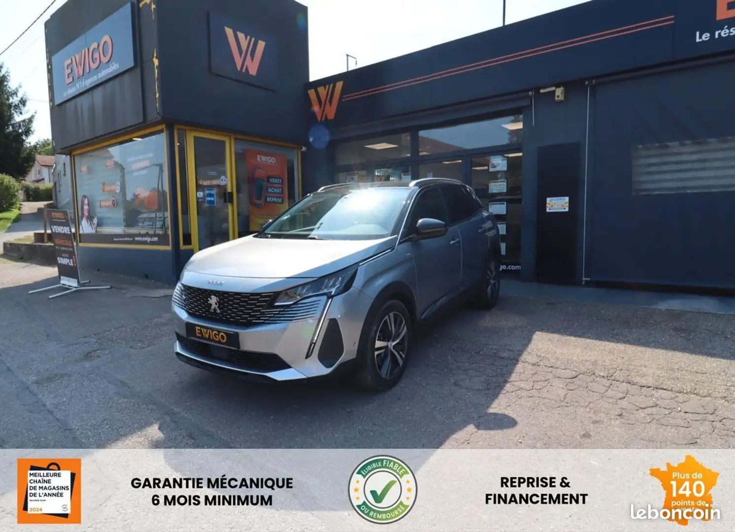 Peugeot 3008 generation-ii 1.6 225 ch 180 hybrid phev allure pack e-eat bva Grau - 1