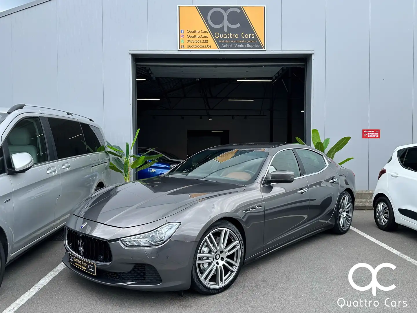 Maserati Ghibli 3.0Diesel V6 Superbe configuration - Suivi complet Gris - 2