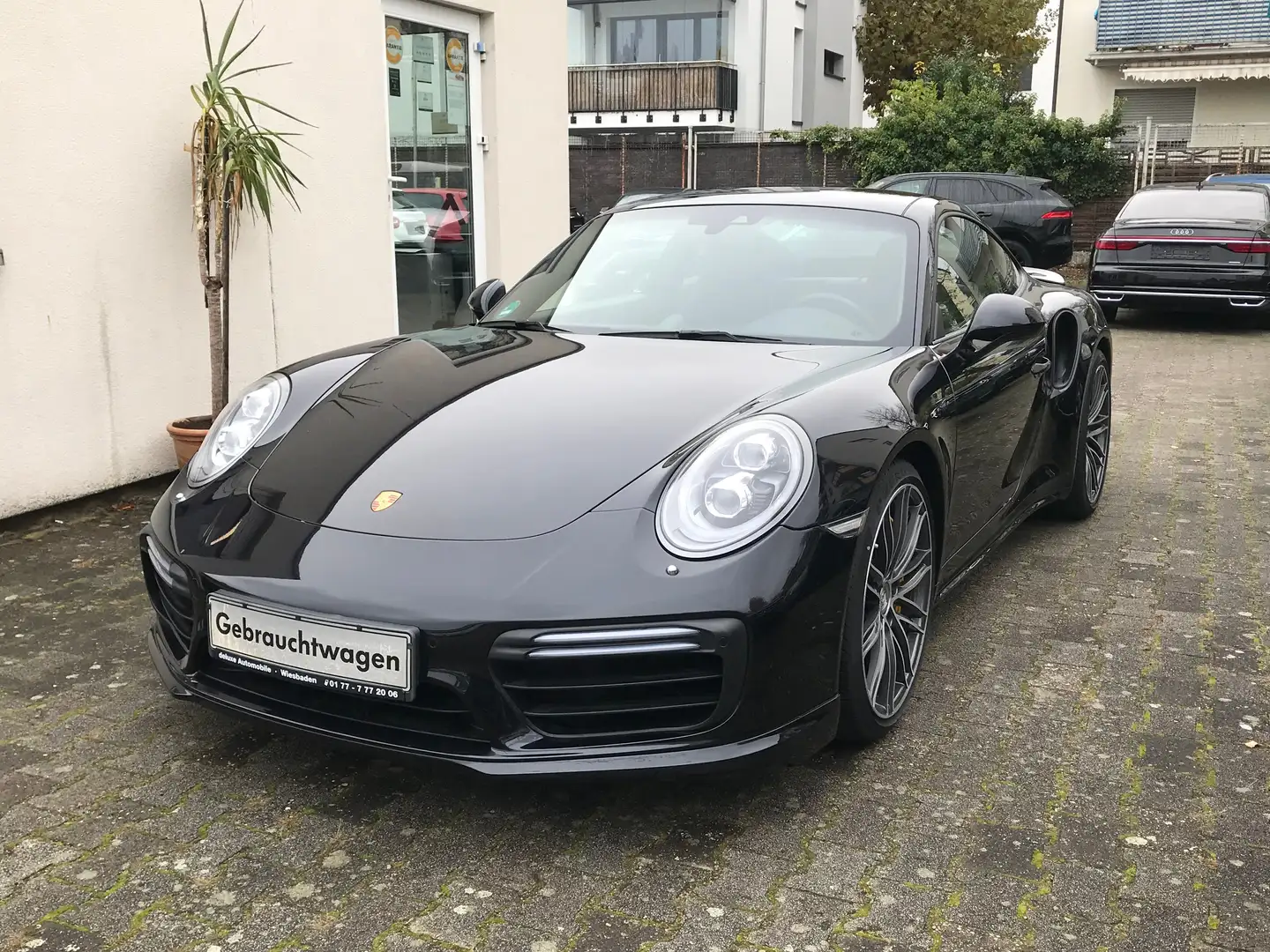 Porsche 911 Turbo S*Deutsch*Sport Chrono*Top Zustand Schwarz - 2
