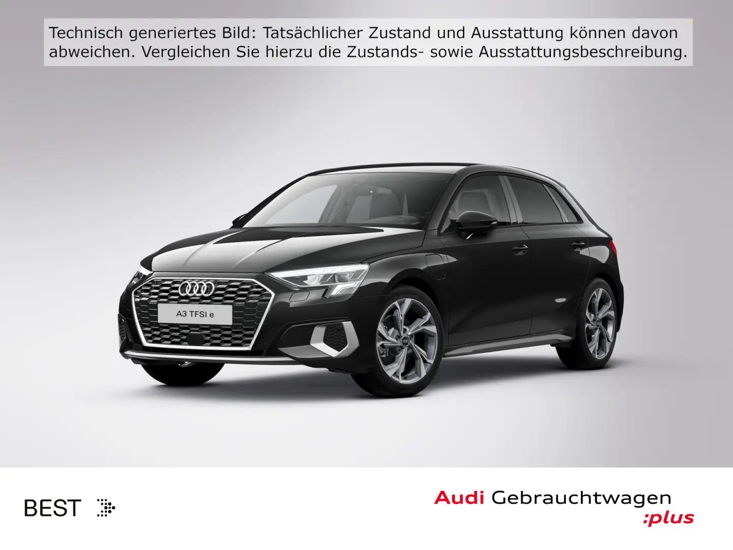Audi A3 advanced 40 TFSI e AHK*Navi*ACC Schwarz - 1