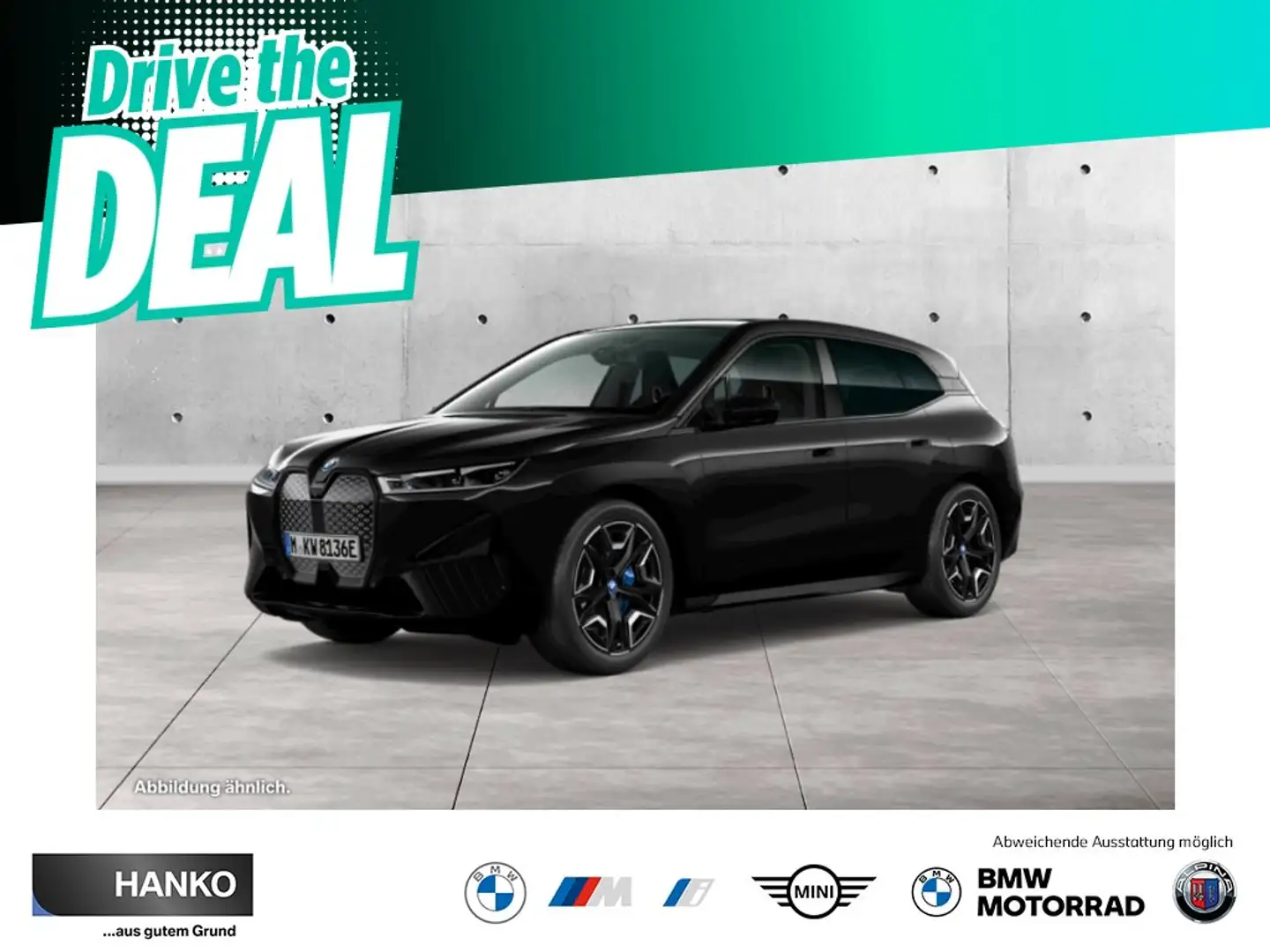 BMW iX xDrive50 UPE 132.500,-€ Deal❗Sofort Verfügbar❗ Schwarz - 1