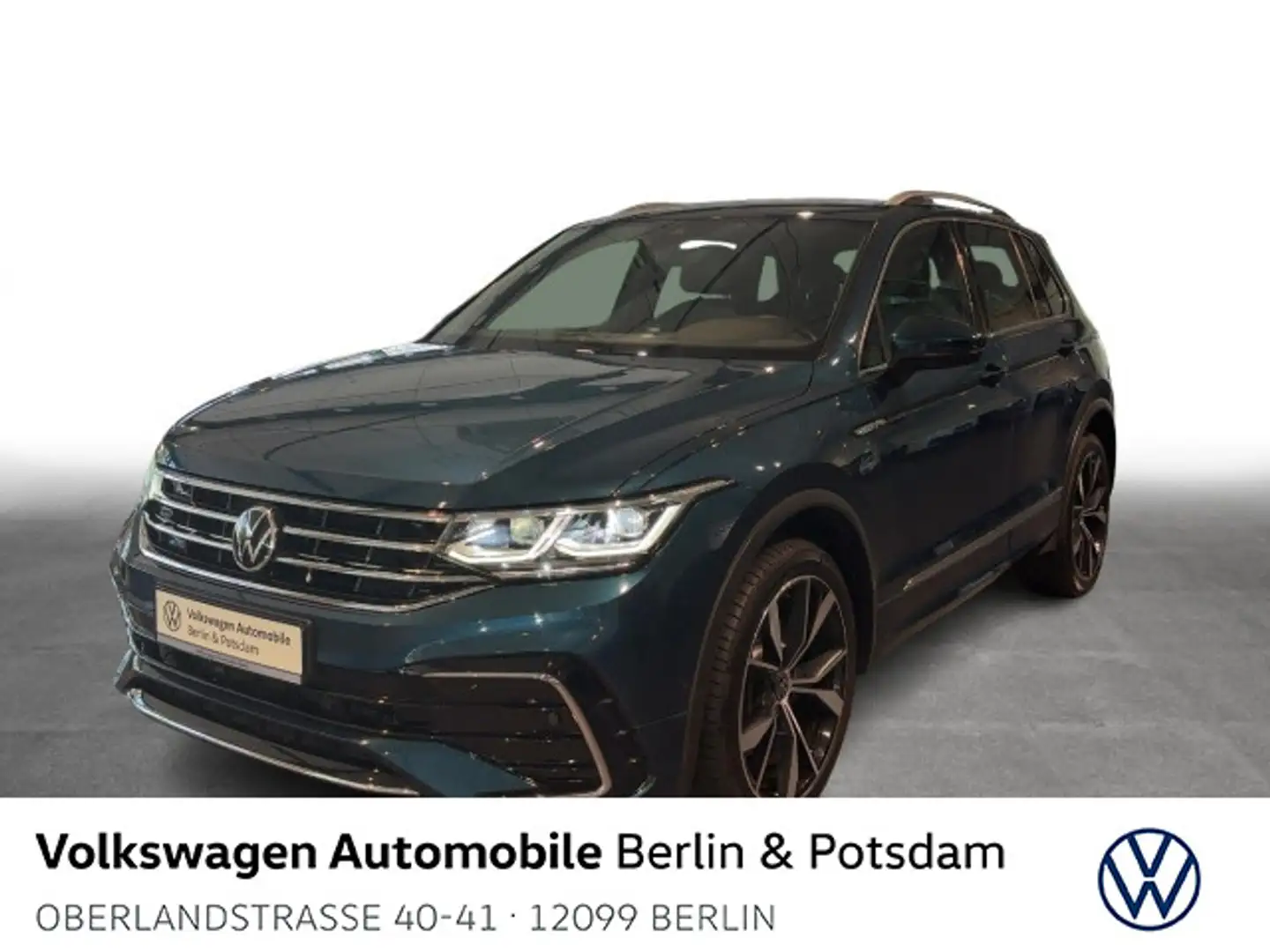 Volkswagen Tiguan 2.0TDI DSG R-Line 4x4 NAVI AHK MATRIX-LED Bleu - 1