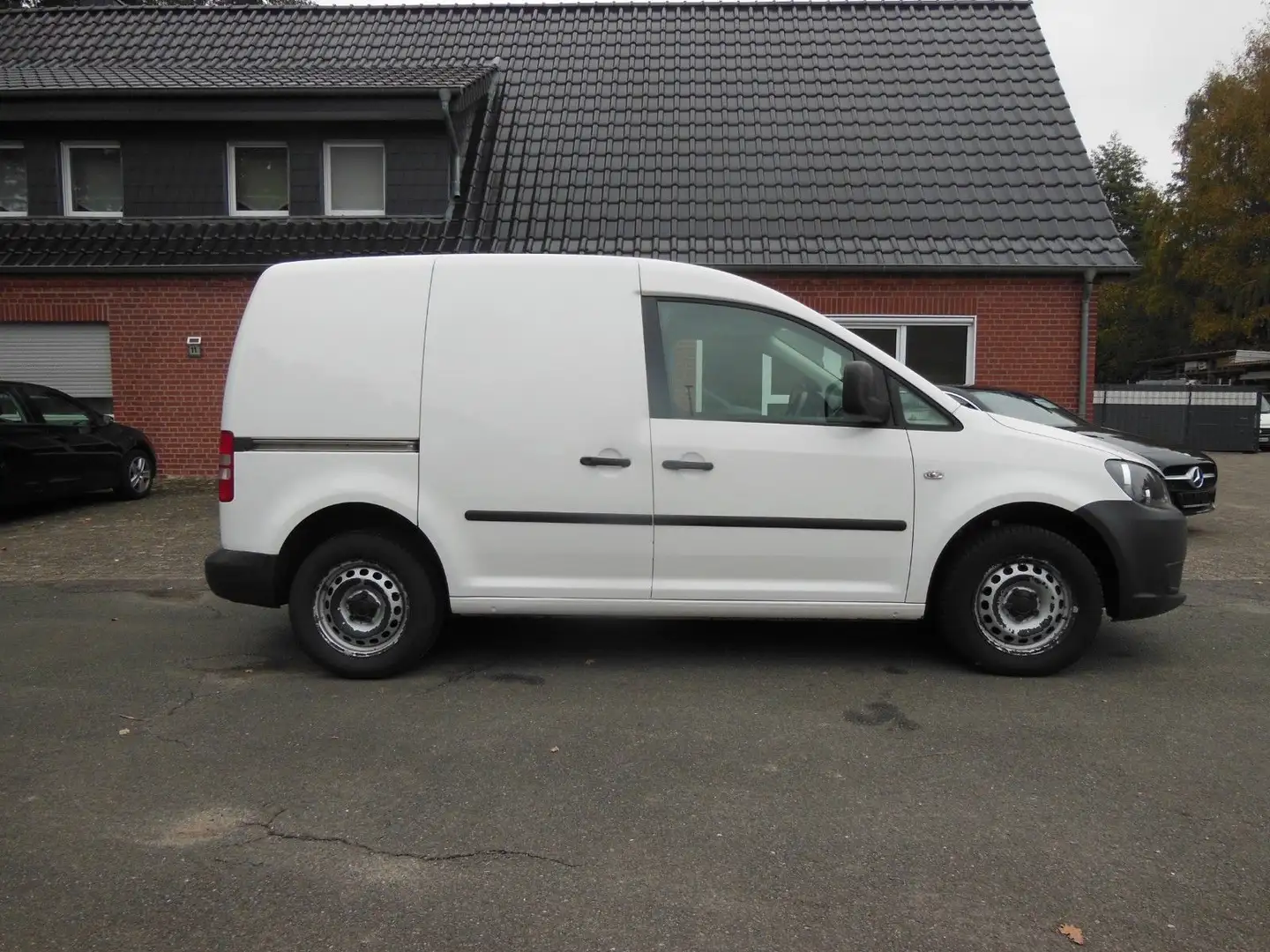 Volkswagen Caddy Kasten TDI KLIMA/ZV/EFH/M+S Weiß - 2