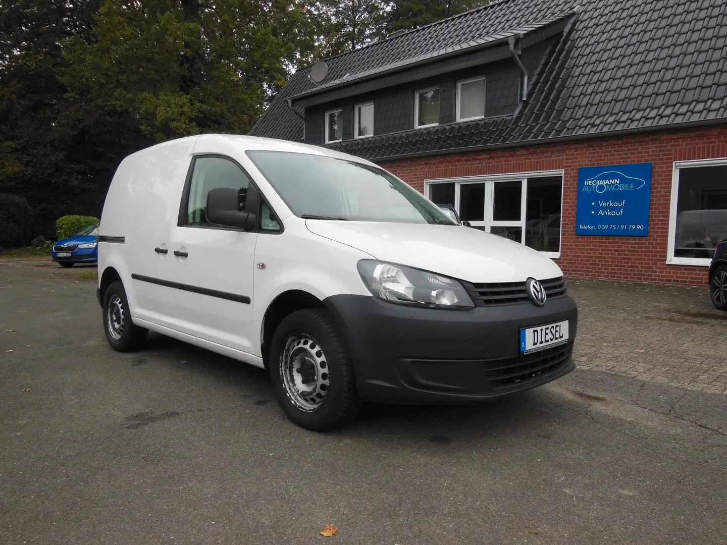 Volkswagen Caddy Kasten TDI KLIMA/ZV/EFH/M+S Weiß - 1