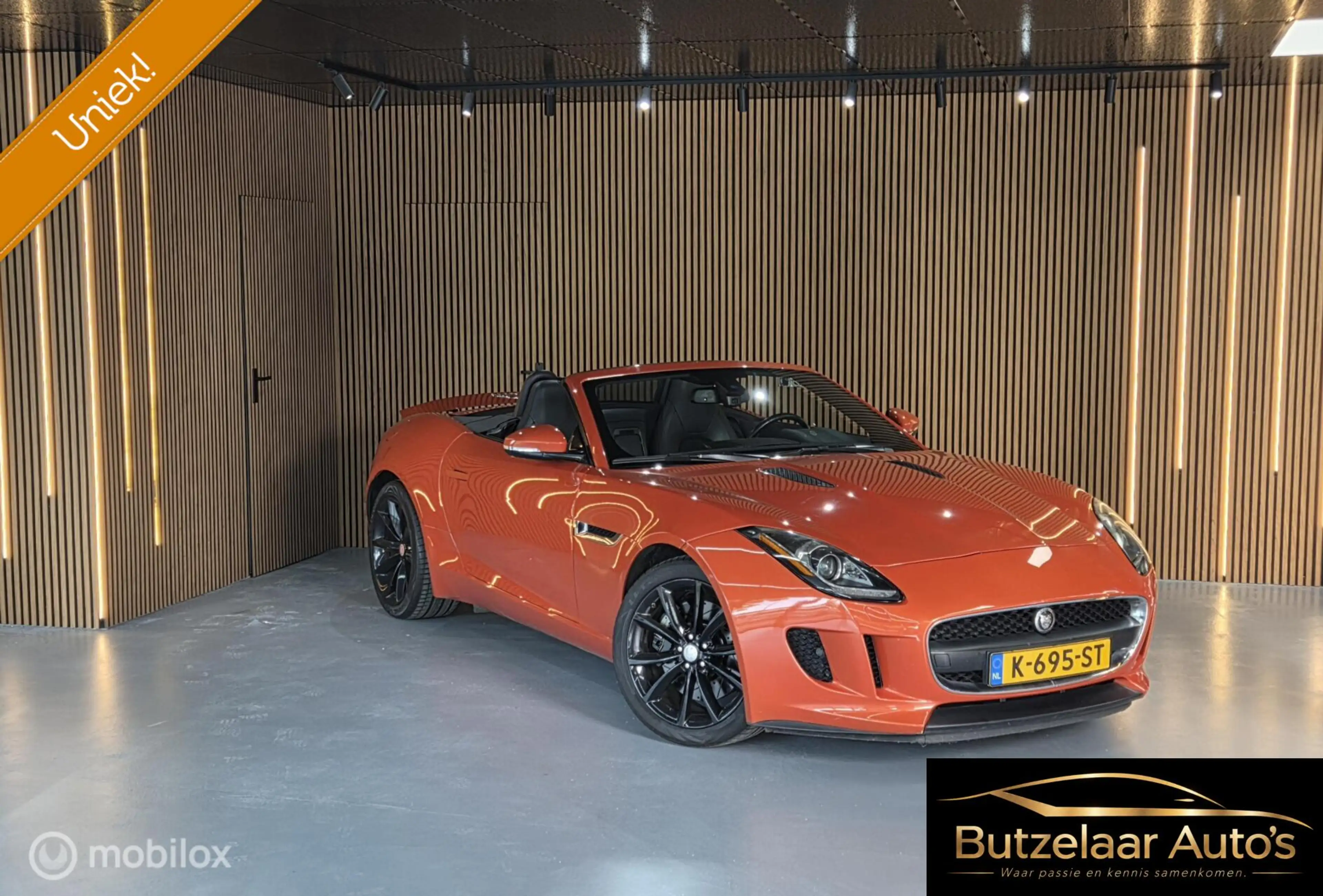 Jaguar F-Type 3.0 V6 Convertible Meridian|Firesand|Uniek