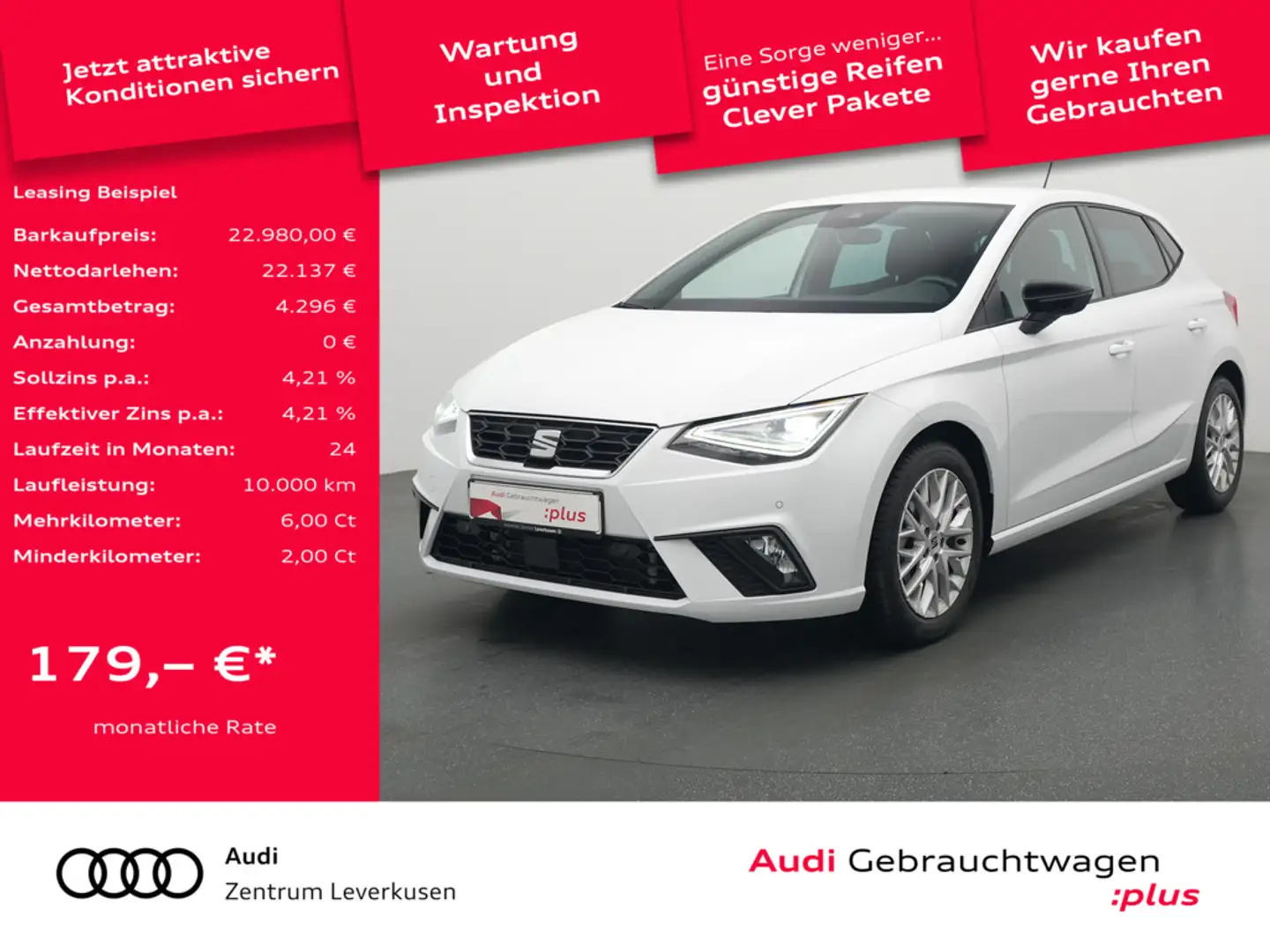 SEAT Ibiza DSG KEYLESS KAM SHZ Schwarz - 1