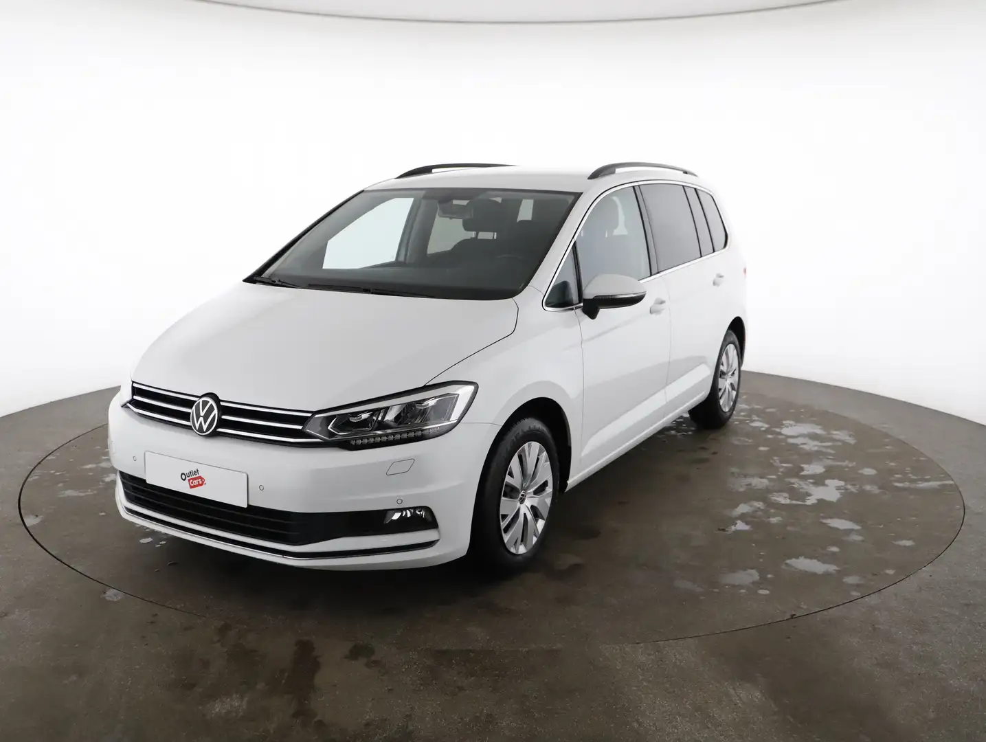 Volkswagen Touran 2.0 TDI Highline DSG LED+NAVI+EINPARKHILFE Weiß - 2