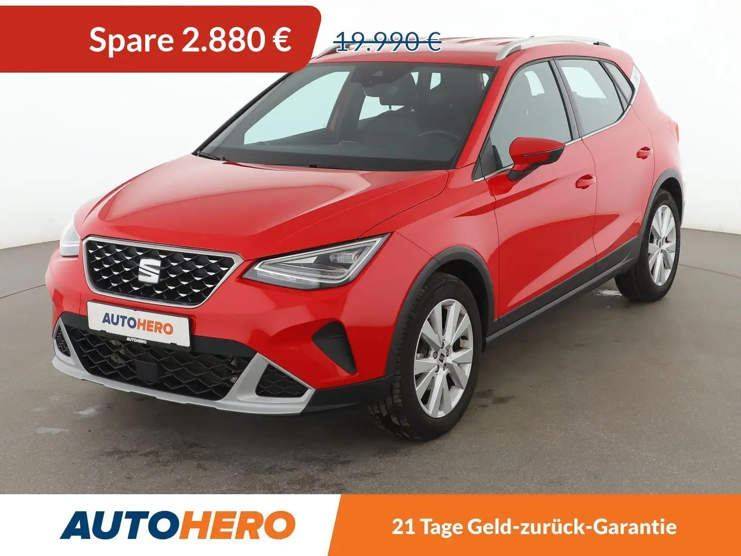 SEAT Arona 1.0 TSI Xperience*NAVI*TEMPO*PDC*ALU* Red - 1