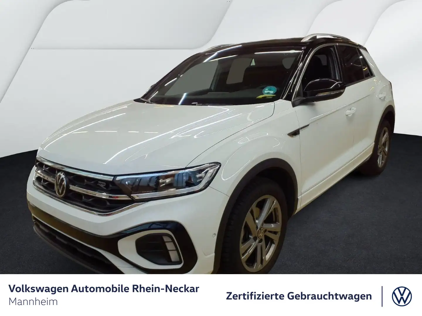 Volkswagen T-Roc 1.5 TSI R-Line DSG AHK Kamera Navi uvm Weiß - 2