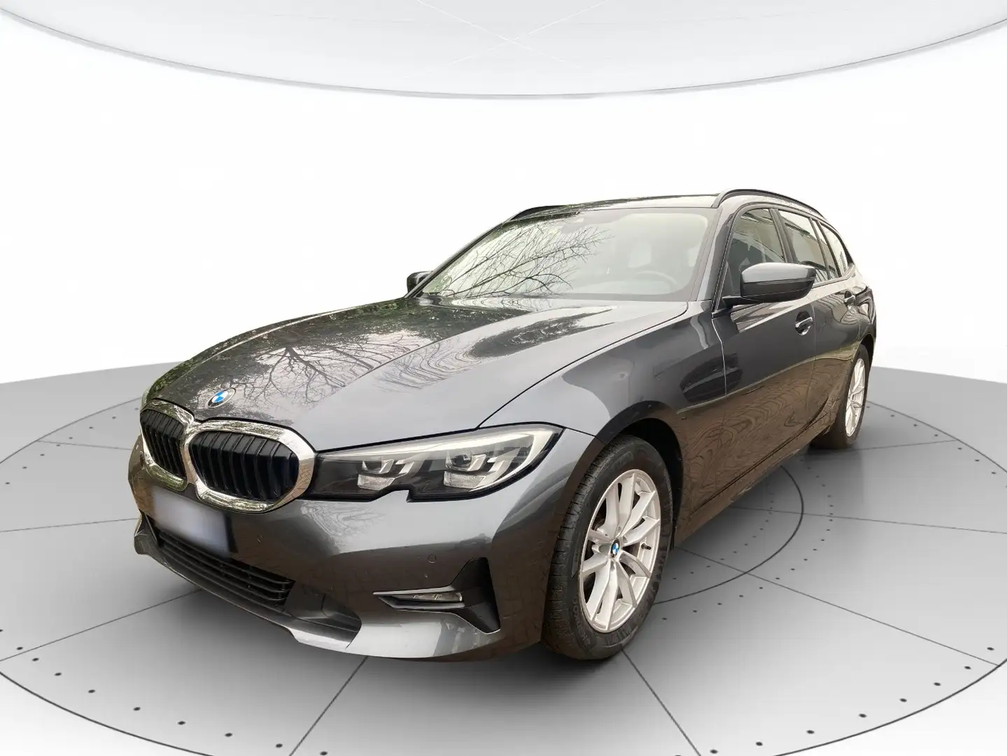 BMW 320 d Touring mhev 48V xdrive auto Gris - 1