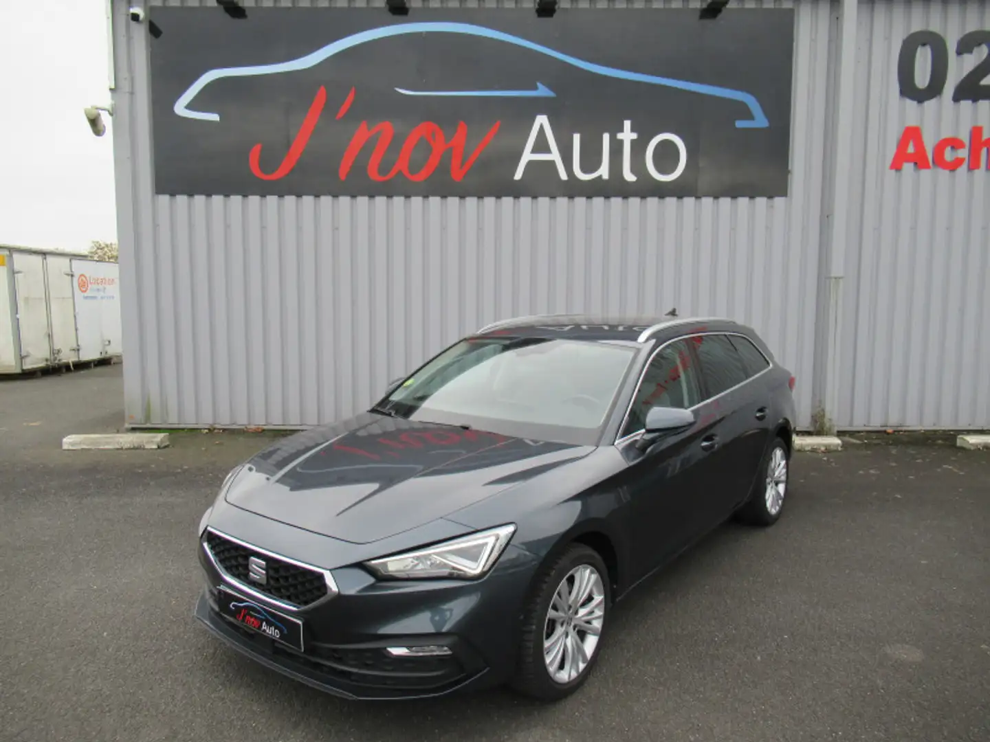SEAT Leon 2.0 TDI 150CH BUSINESS DSG7 Gris - 1