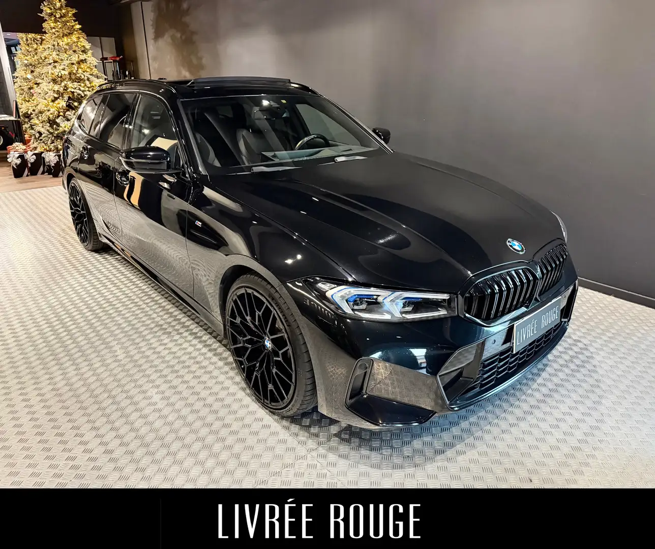 BMW 330 330d Touring mhev 48V xdrive Msport auto Schwarz - 2