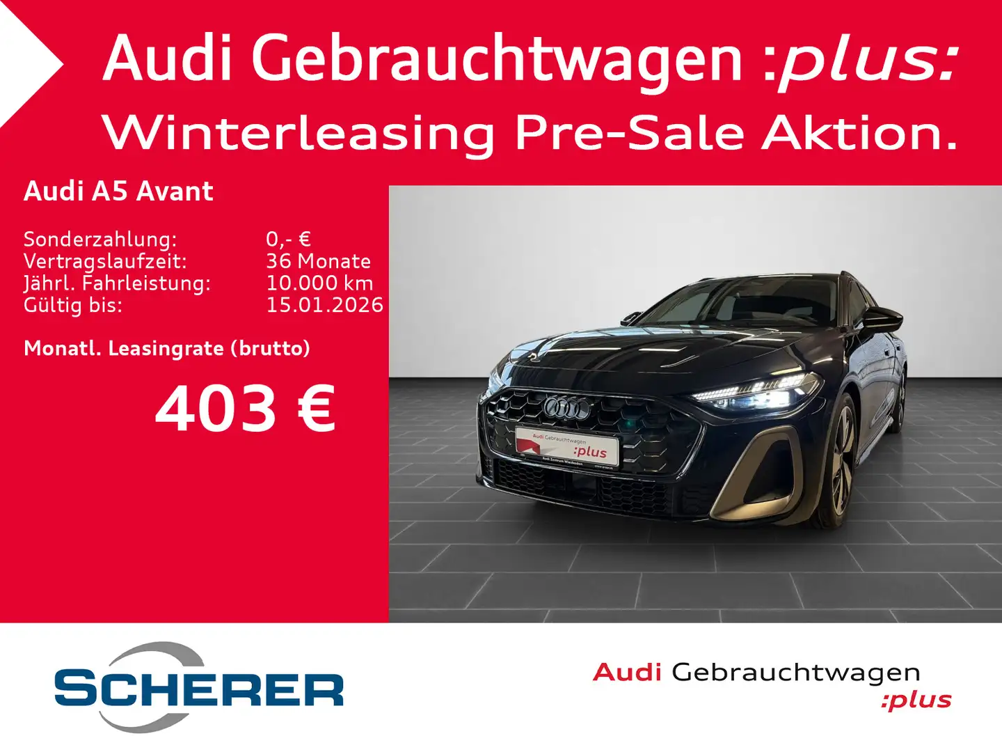 Audi A5 A5 Avant TFSI110 kW S-tronic Blau - 1