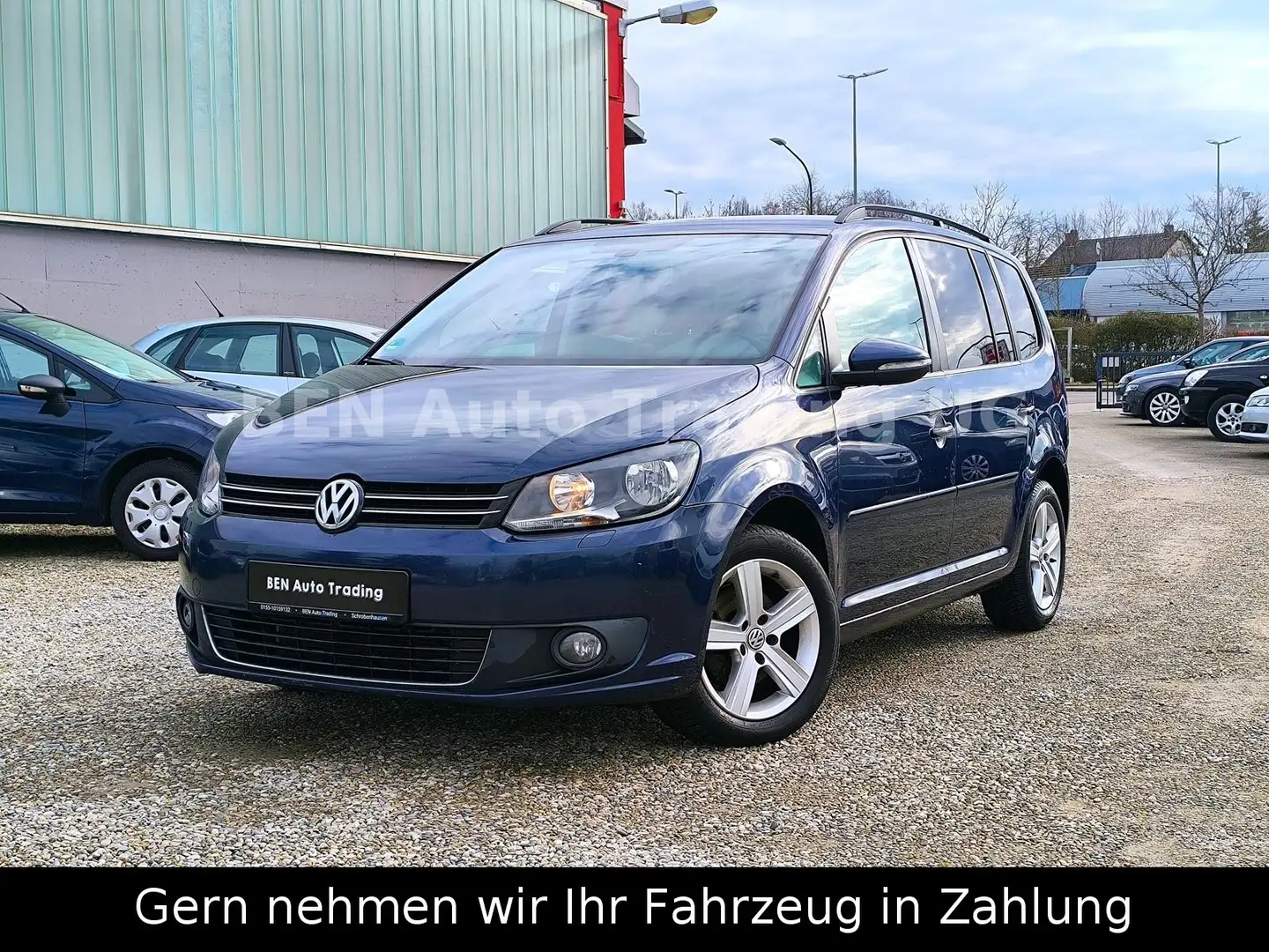 Volkswagen Touran Comfortline BMT DSG Klima°Sthz°Navi°Tempo Blau - 1
