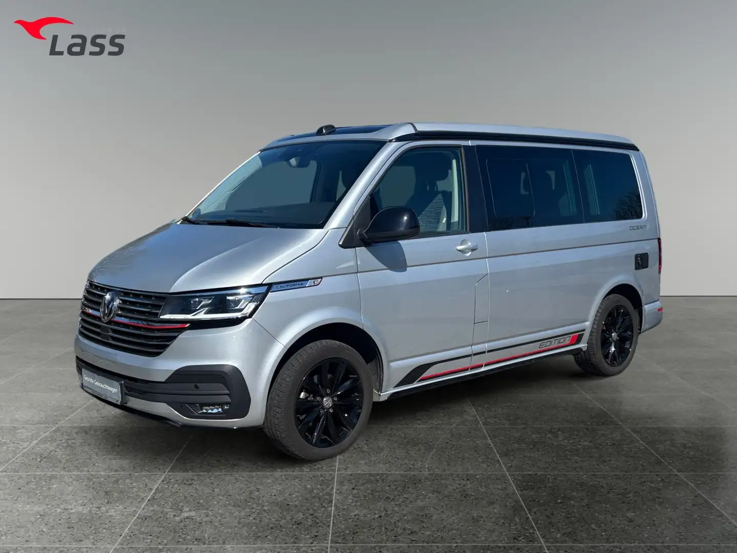 Volkswagen T6 California T6 2.0TDI California Ocean Edition Stdhzg+ACC+AHK Plateado - 2