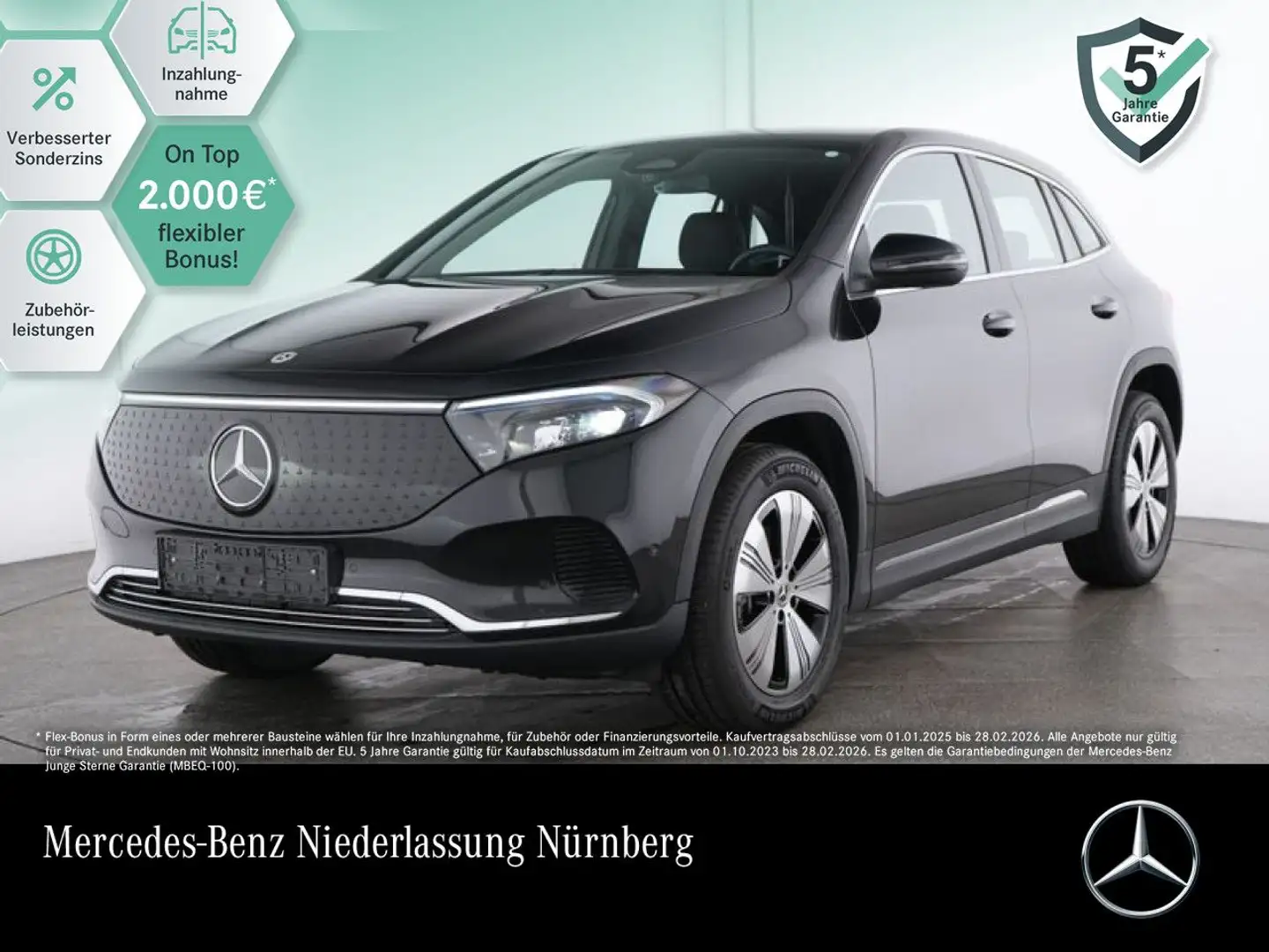 Mercedes-Benz EQA 250 PROG+ADVANCED+KAMERA+SPUR Schwarz - 1