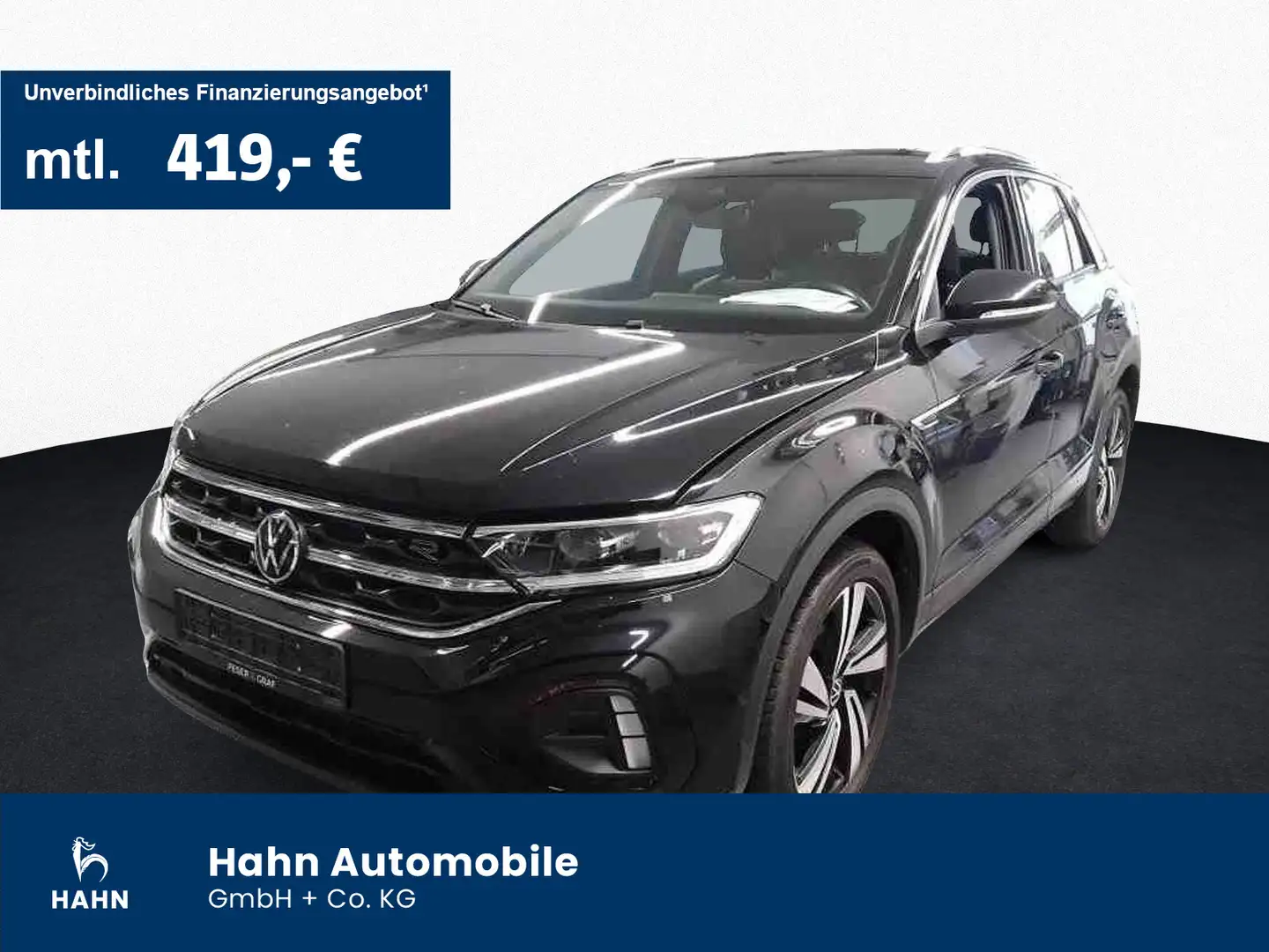 Volkswagen T-Roc 1.5TSI R-Line LED ACC Parklenk Sitzhzg APP Schwarz - 1