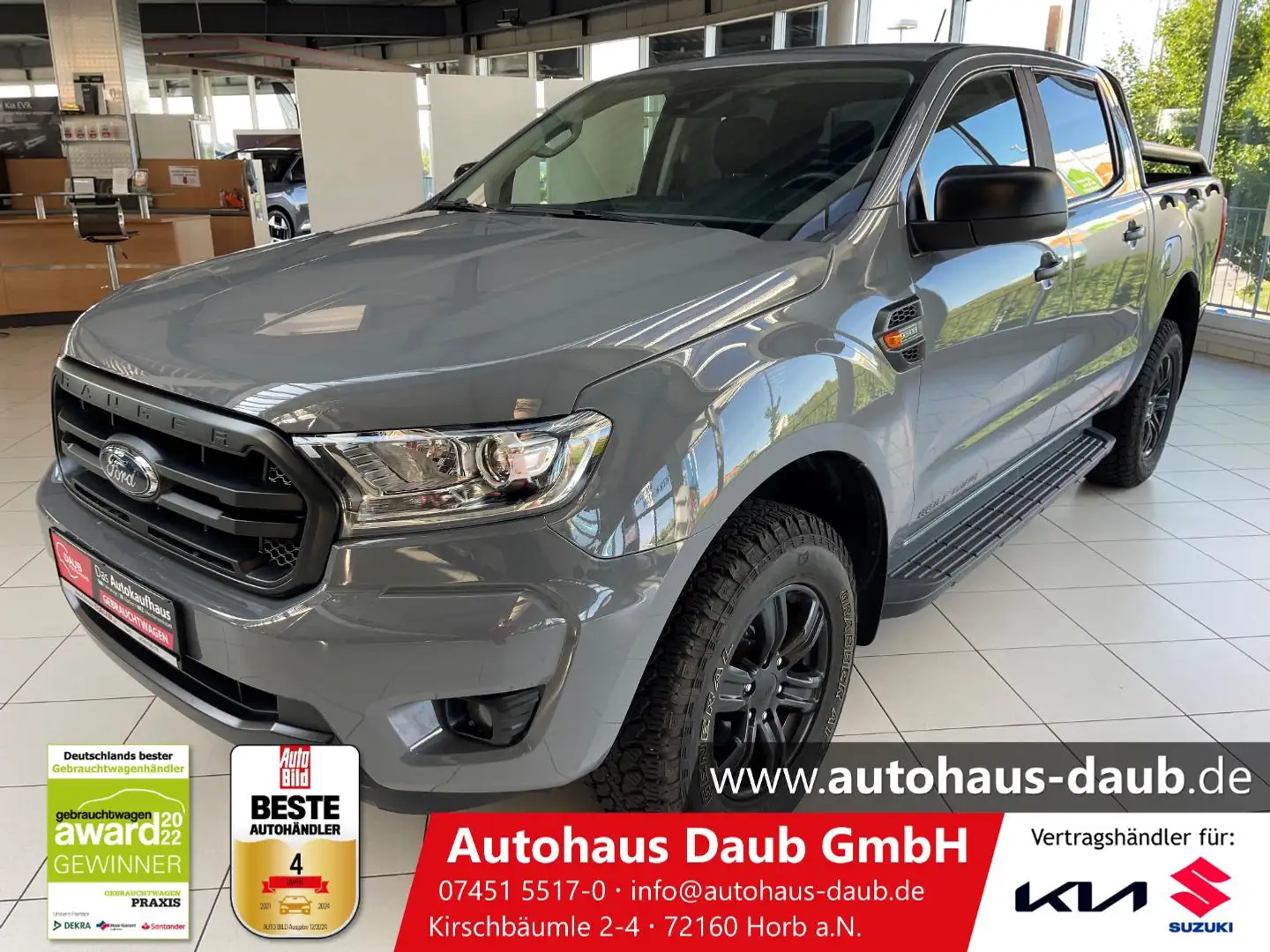 Ford Ranger 2.0 TDCi Panther Wolftrak+4x4+Doppelkab++ Gris - 1