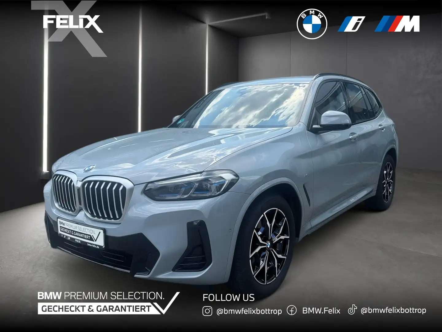 BMW X3 xDrive20d M SPORTPAKET+ANH.KUPPL.+HEAD UP+LASER Gris - 1