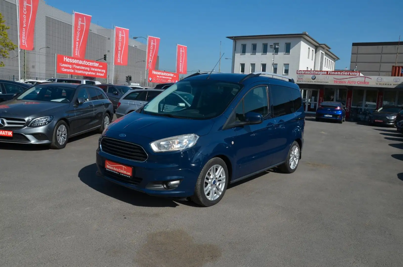Ford Tourneo Courier Tourneo Titanium 1,0* 1.HAND *MFL*KLIMA*RDC*TOP Blau - 2