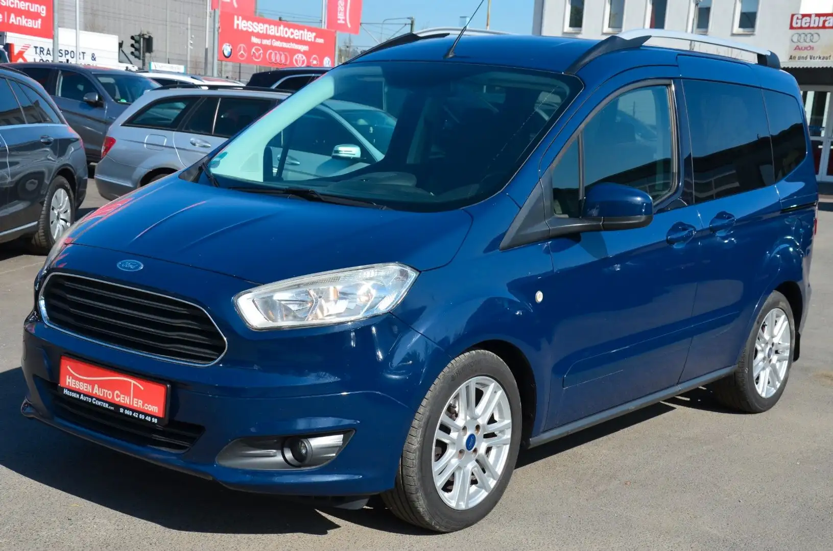 Ford Tourneo Courier Tourneo Titanium 1,0* 1.HAND *MFL*KLIMA*RDC*TOP Blau - 1