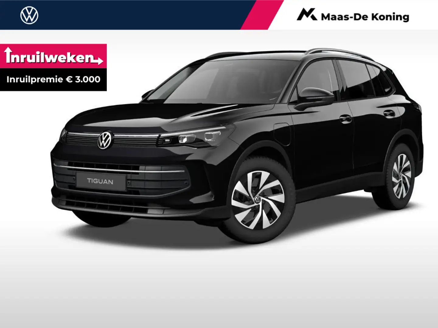Volkswagen Tiguan Life Edition 1.5 eHybrid 204 pk 6 versn. DSG · Com Zwart - 1