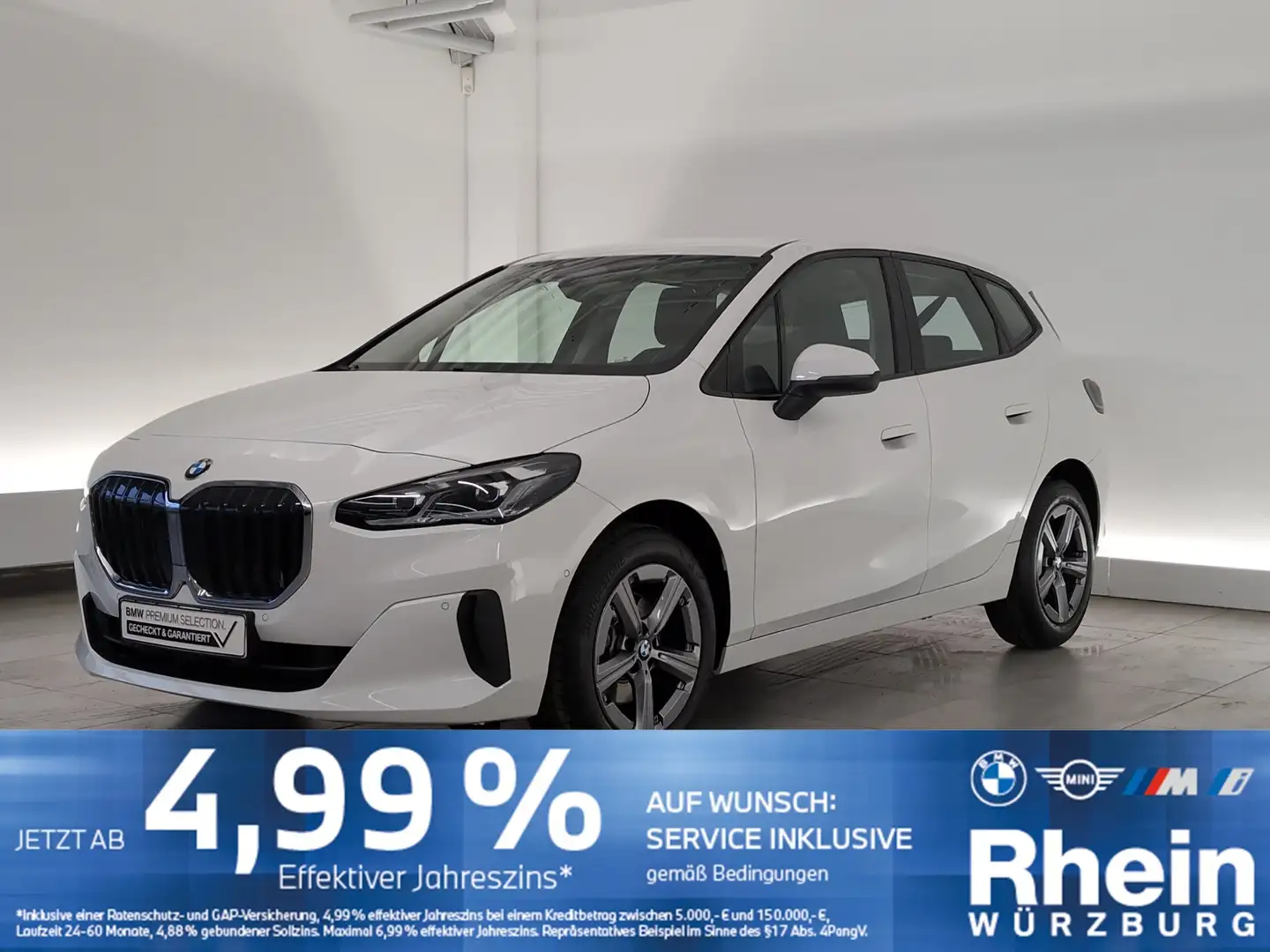 BMW 216 i Active Tourer DAB/SHZ/PDCvo+HI Blanco - 1