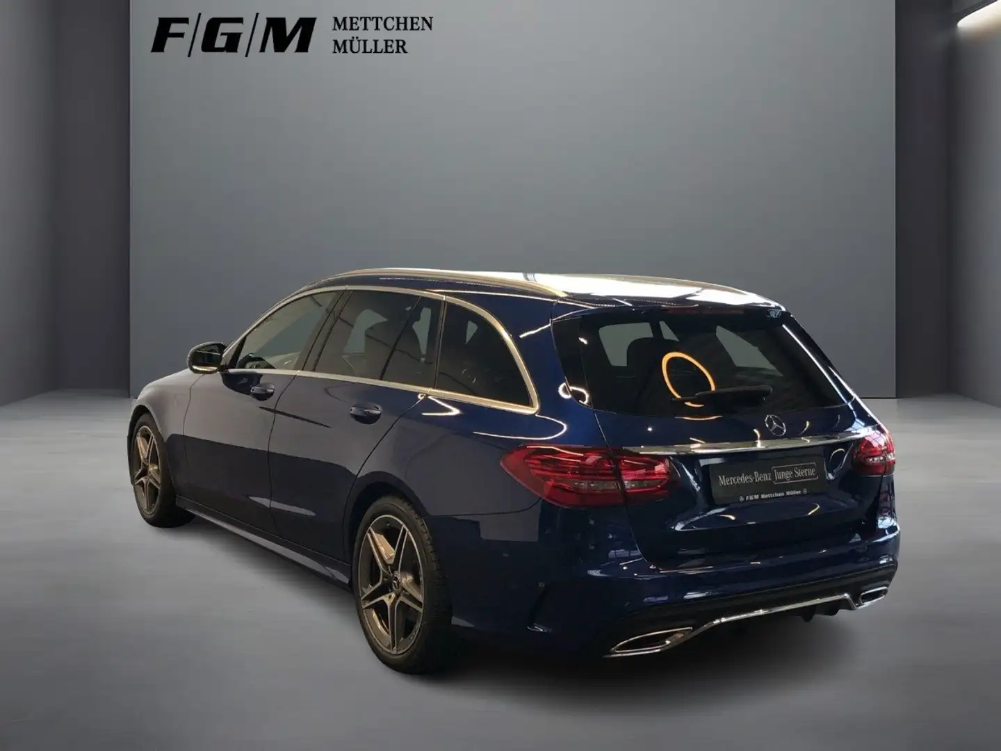 Mercedes-Benz C 300 T AMG-LIne/TWA|AHK|EL.HECK|NAVI/LED Blu/Azzurro - 2