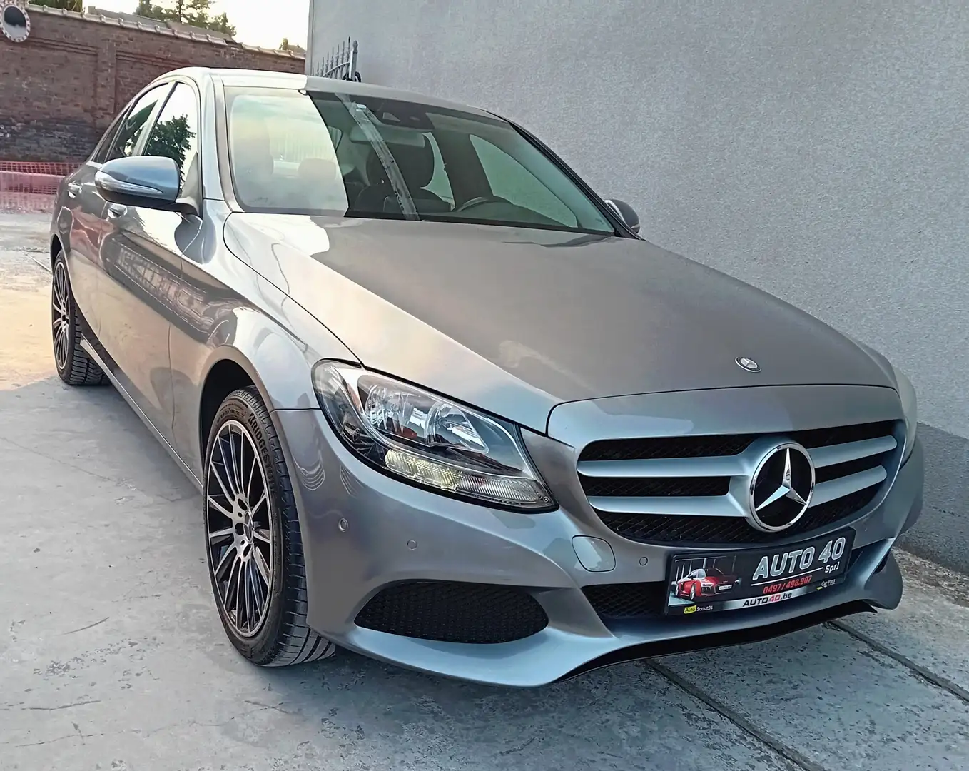 Mercedes-Benz C 220 Boite Auto 7Gtronic Faible KM !! Full Opts Euro6b Grau - 2