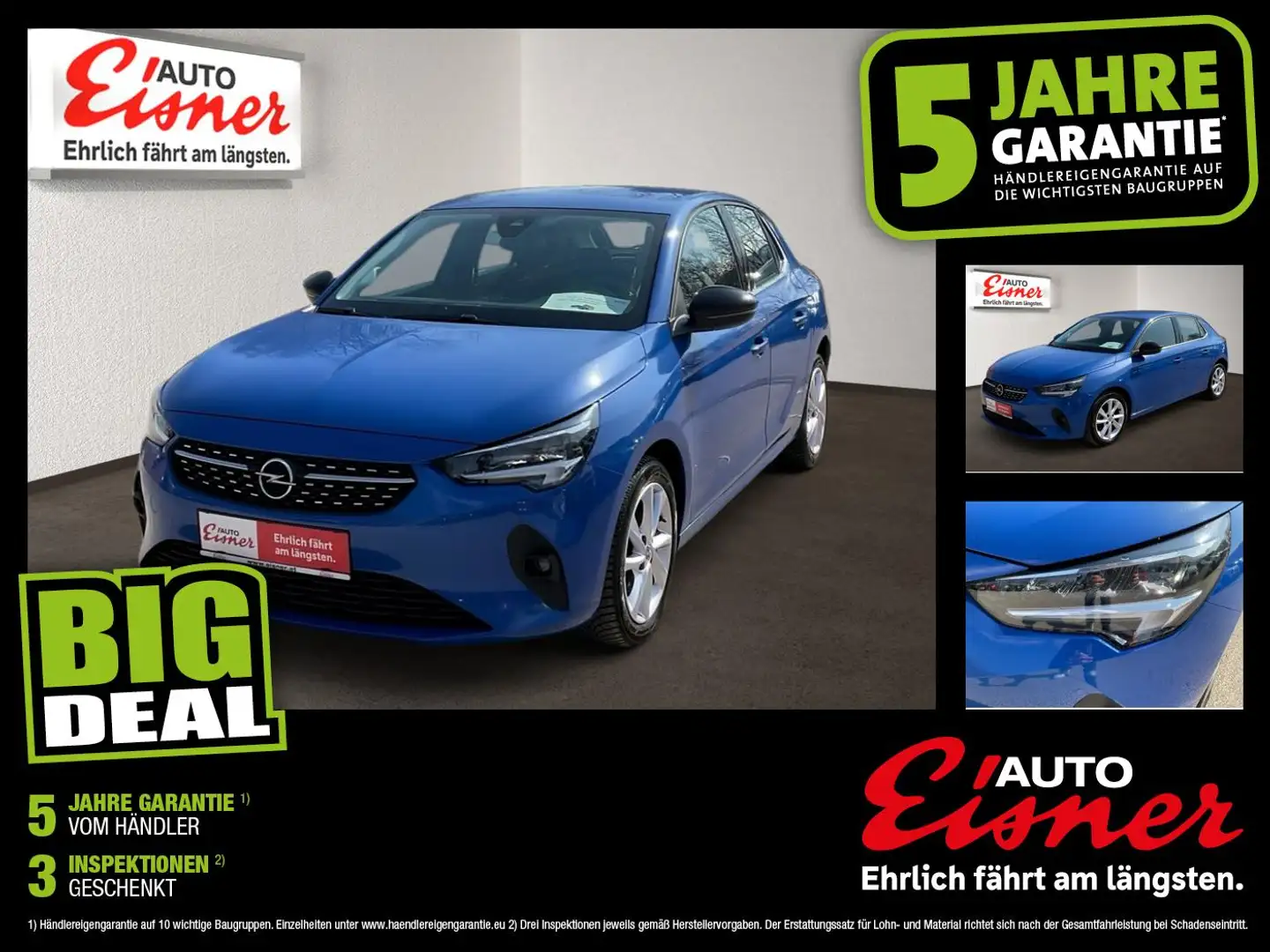 Opel Corsa 1.2 DIRECT INJECTION Blau - 1