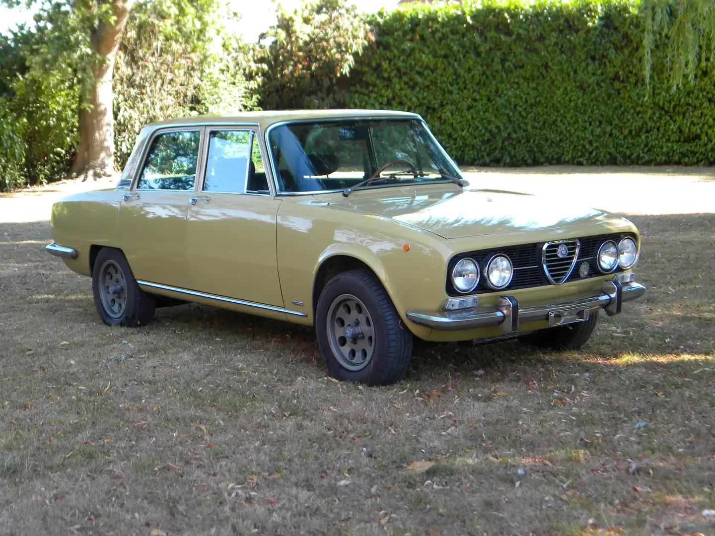 Alfa Romeo 2000 Berlina  2000  02/1972   16 500 € Yellow - 2